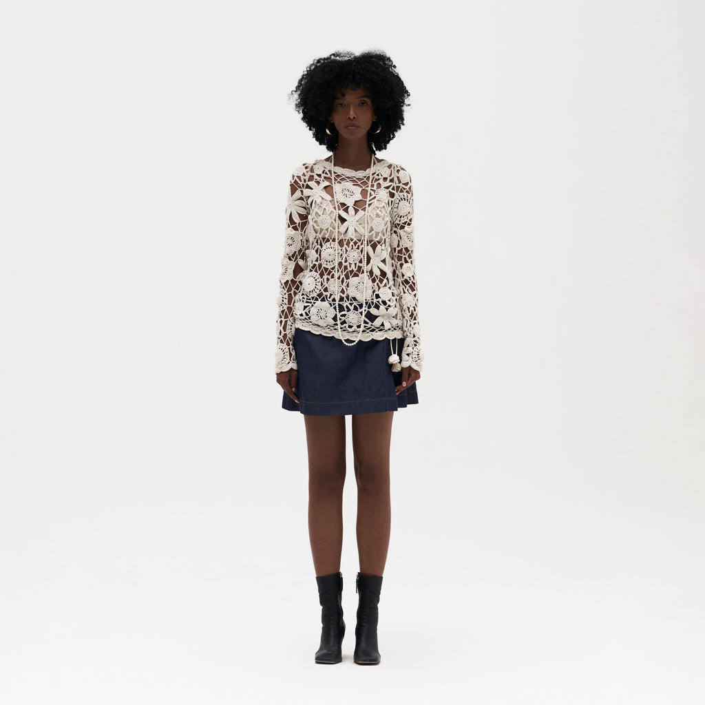 Donna Crochet Top