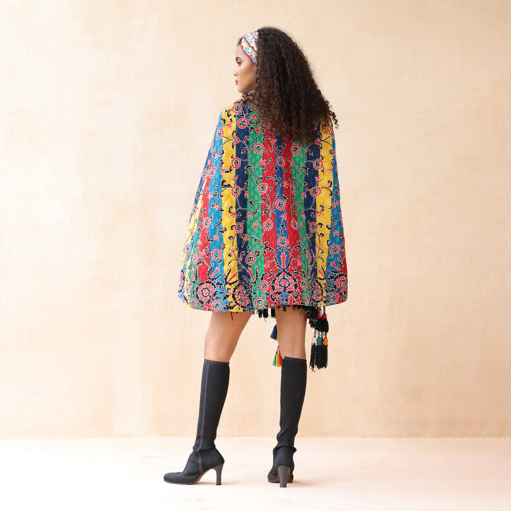 Fizza Embroidered Cape