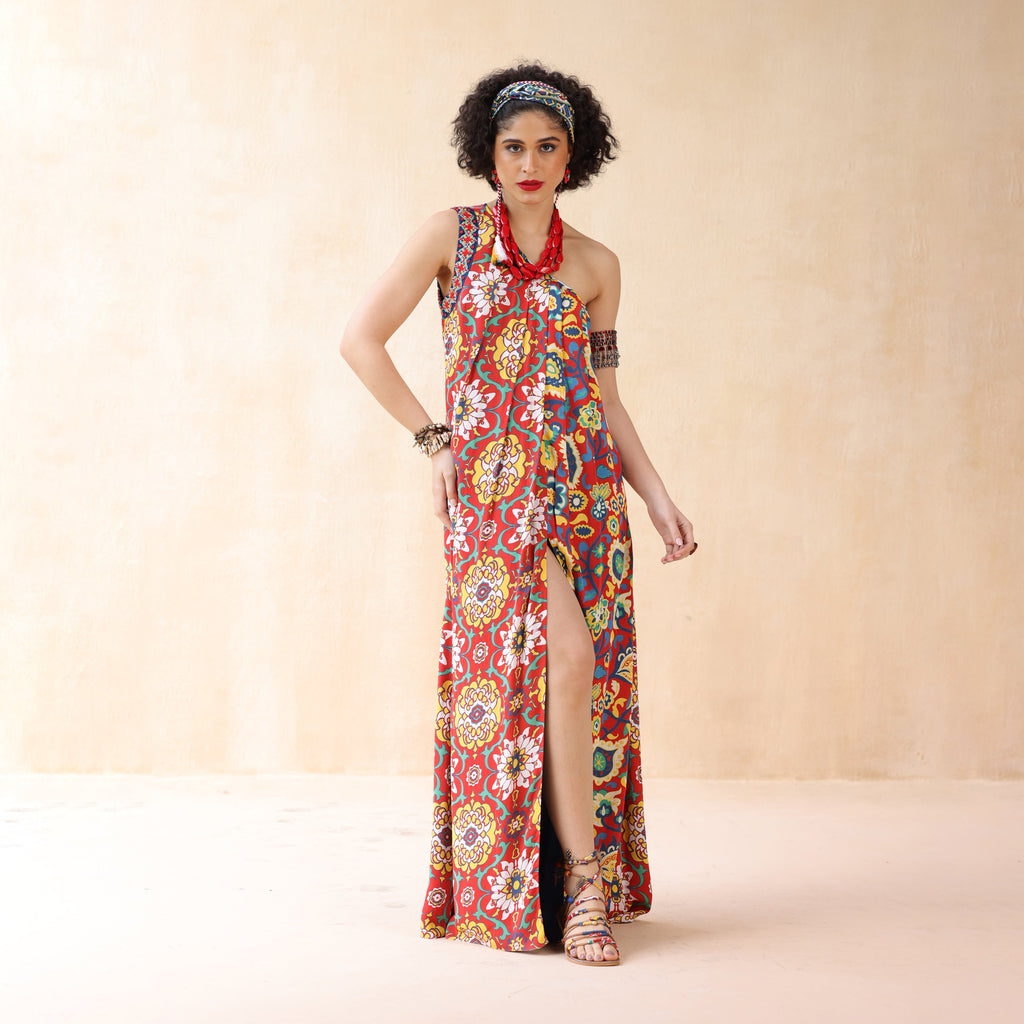 Parisa Wrap Over Dress