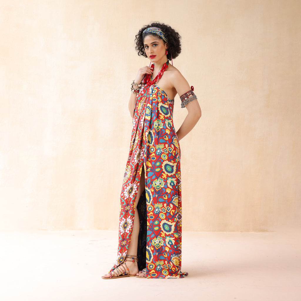 Parisa Wrap Over Dress