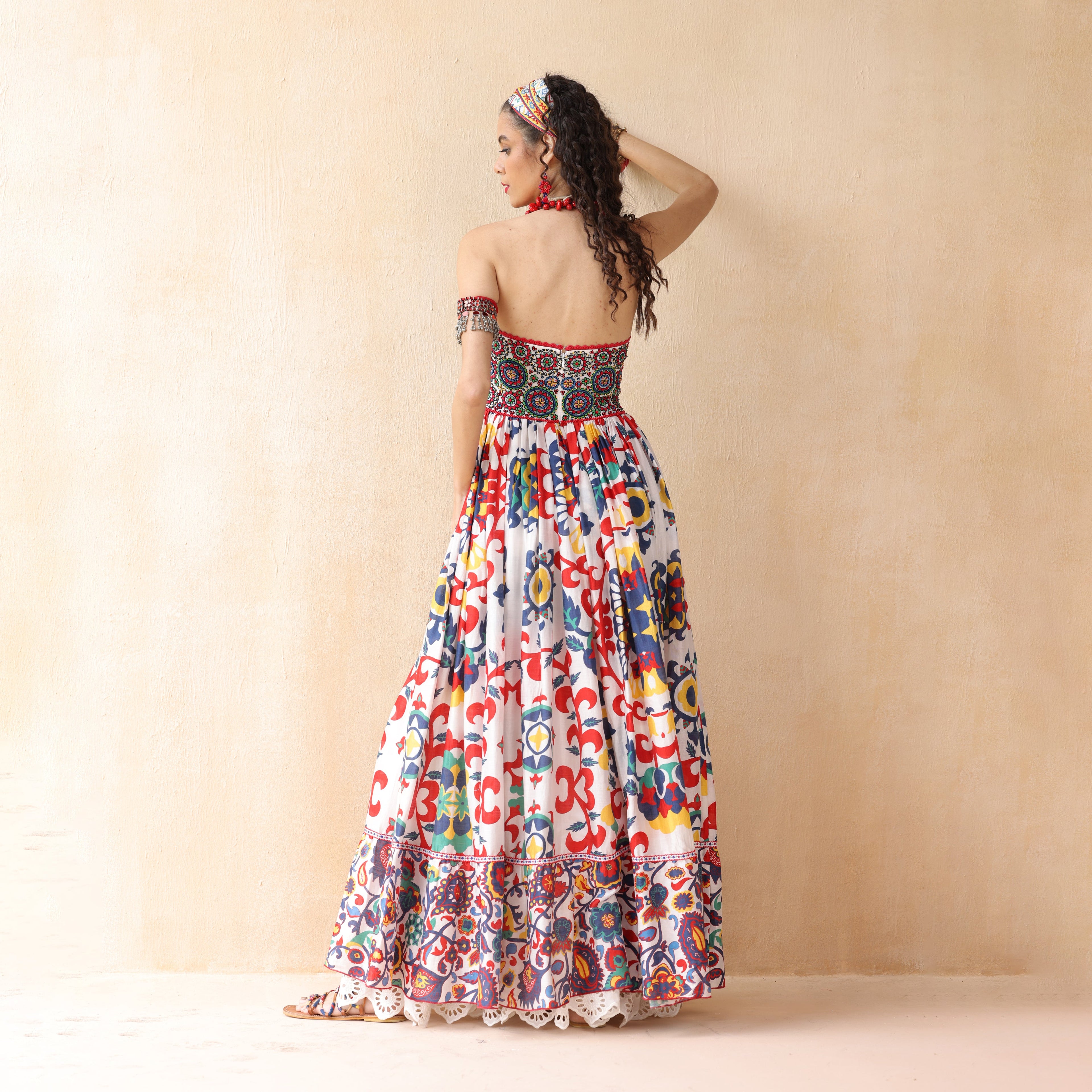 Malika Tiered Corset Dress