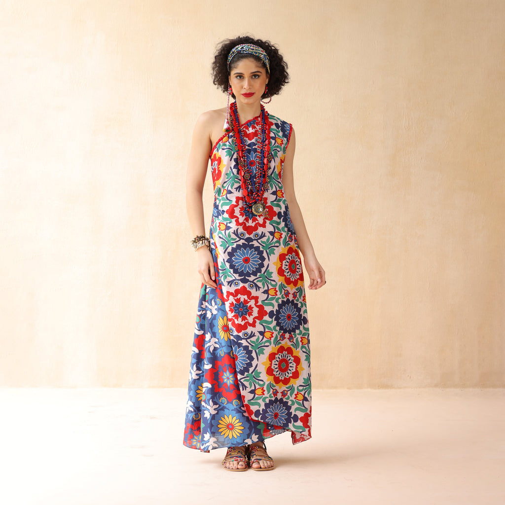 Tabassum Asymmetric Overlap Dress