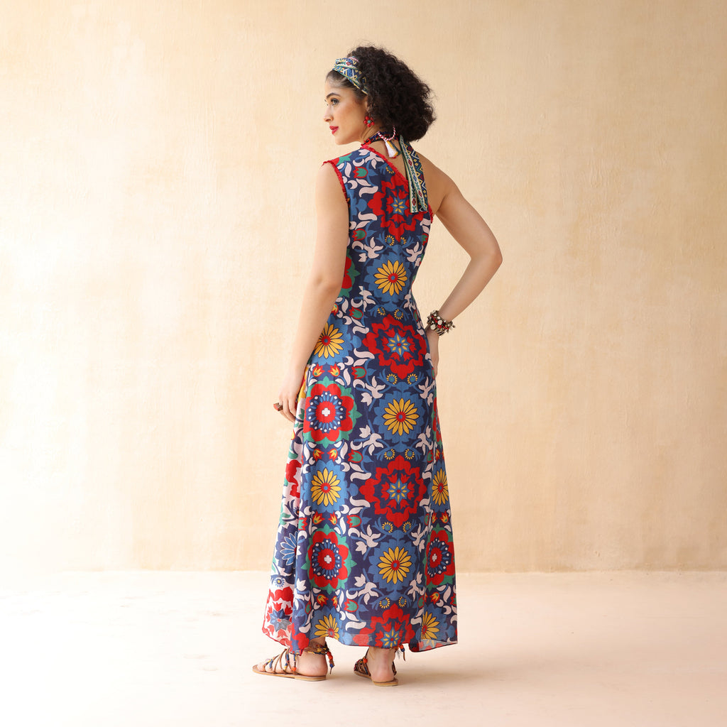 Tabassum Asymmetric Overlap Dress