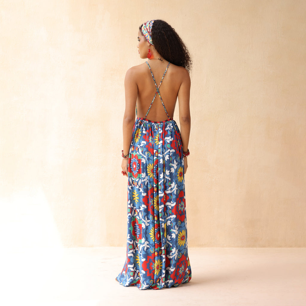 Sahar Envelope Crossback Dress