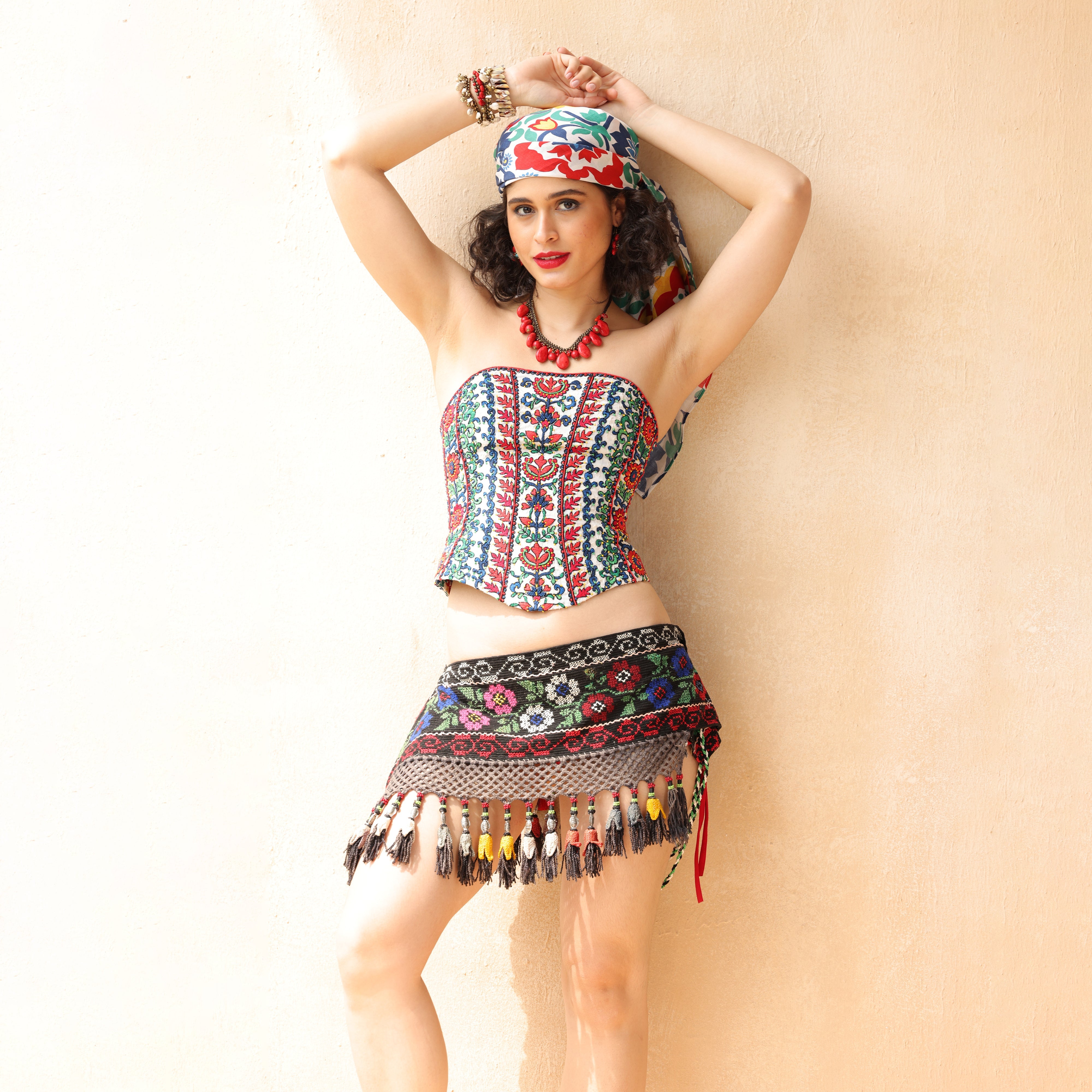 Gulnora Embroidered Corset