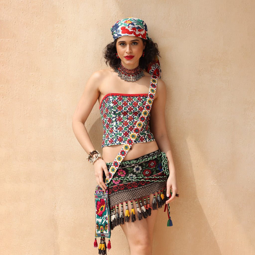 Samiya Embroidered Corset