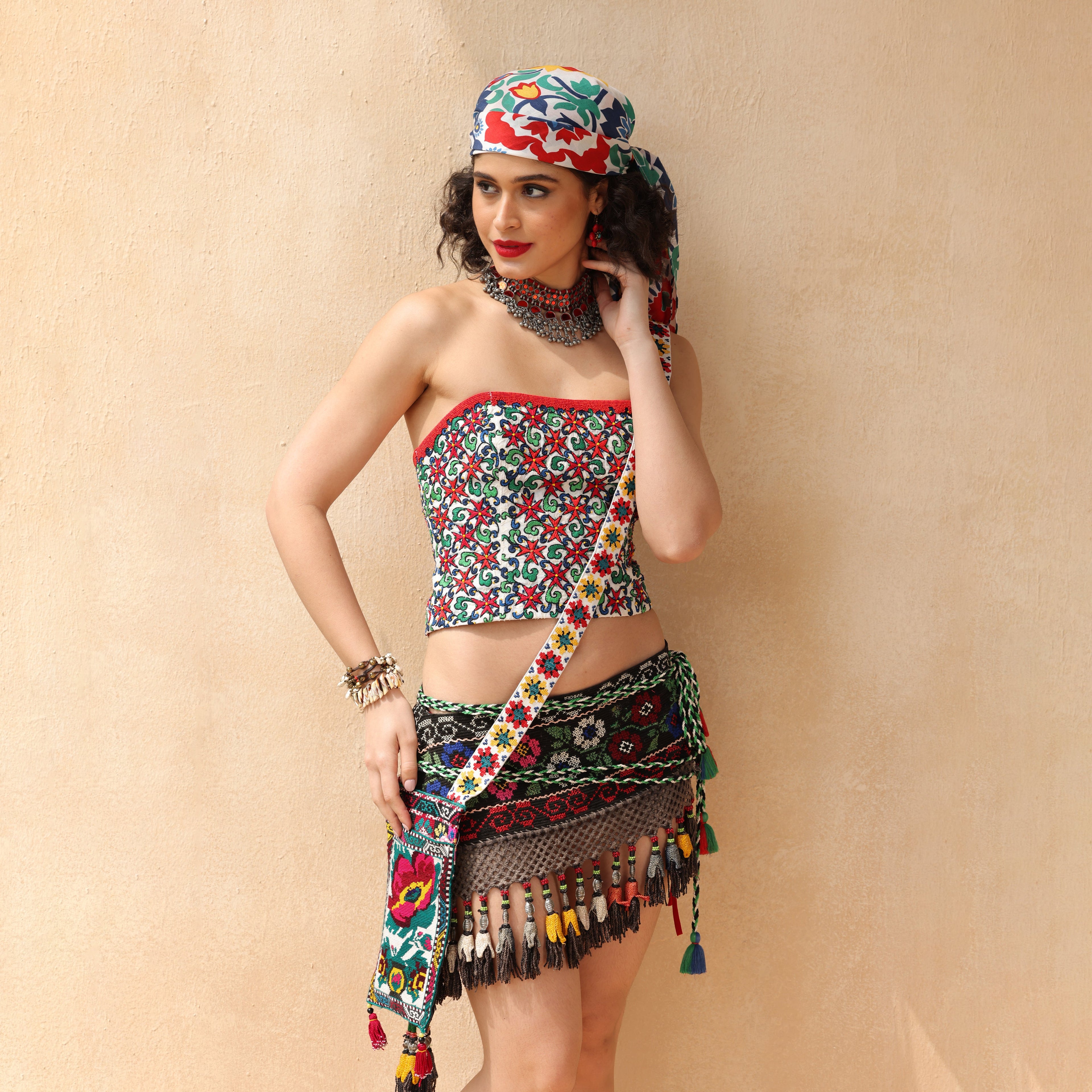 Samiya Embroidered Corset