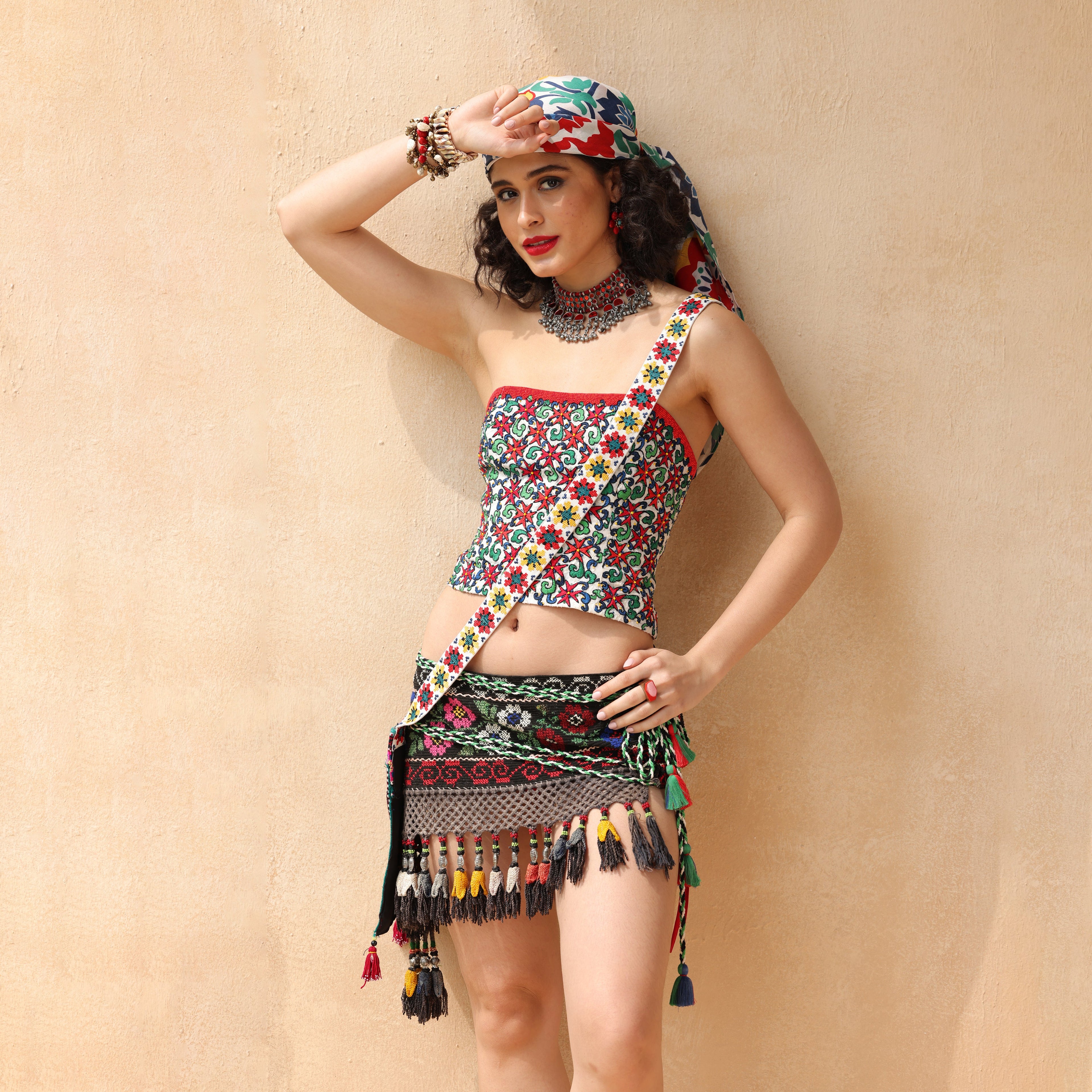 Samiya Embroidered Corset