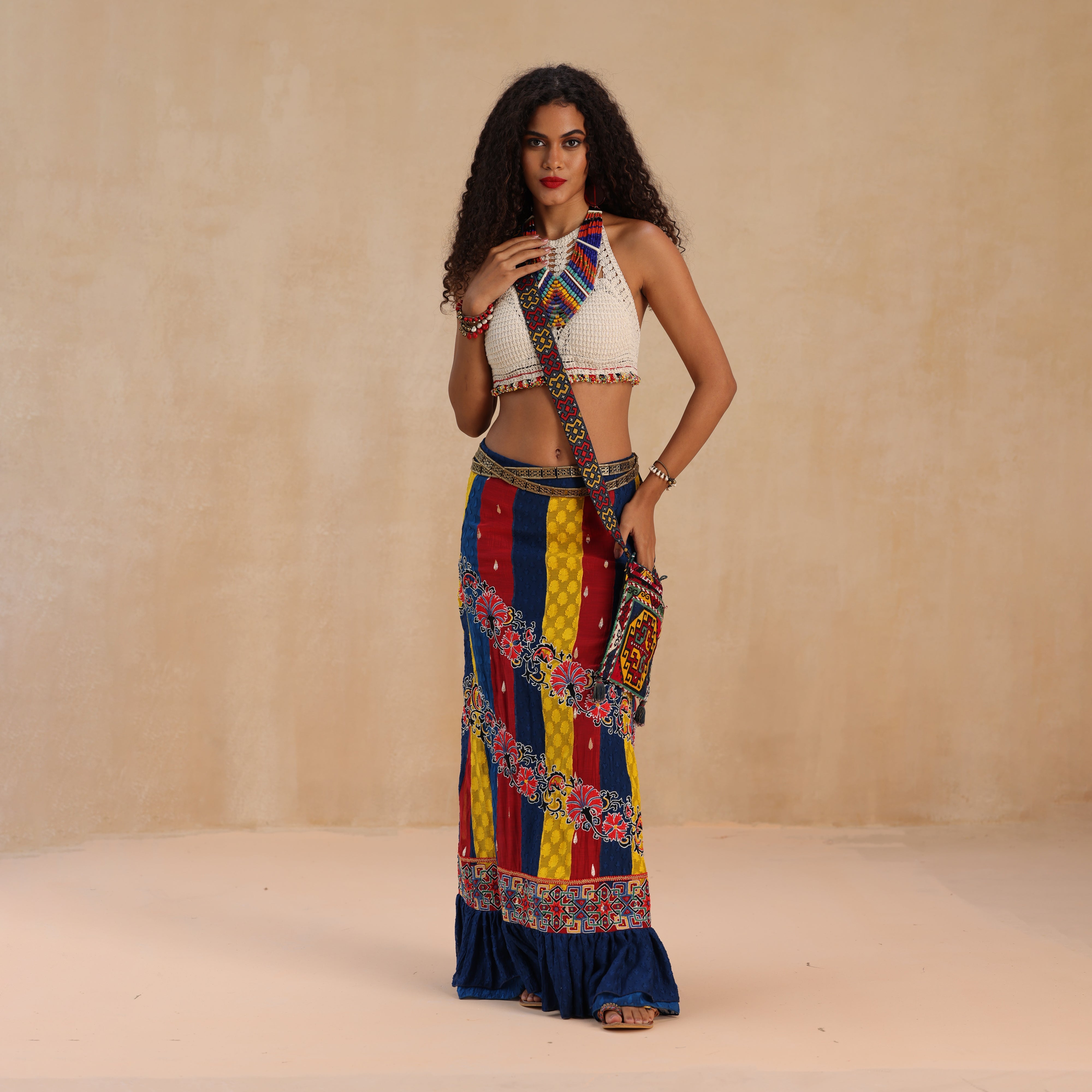 Madina Embroidered Skirt