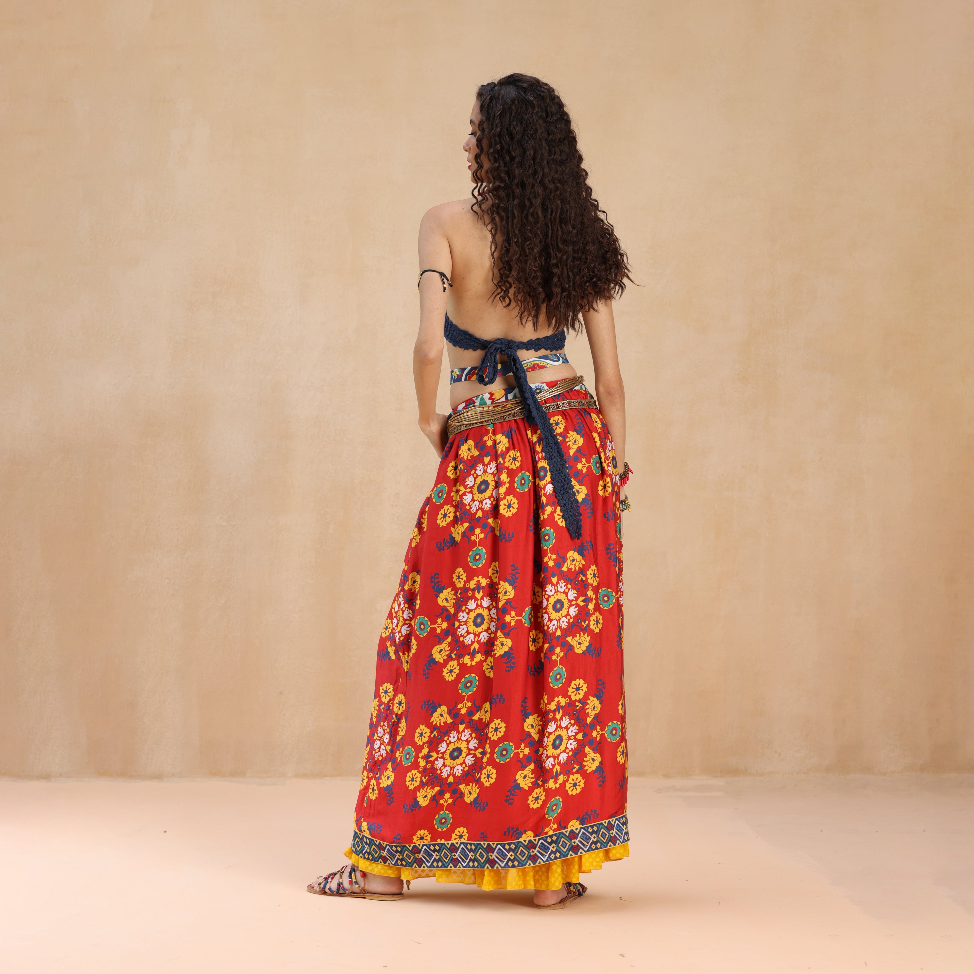 Wajiha Peasant Skirt