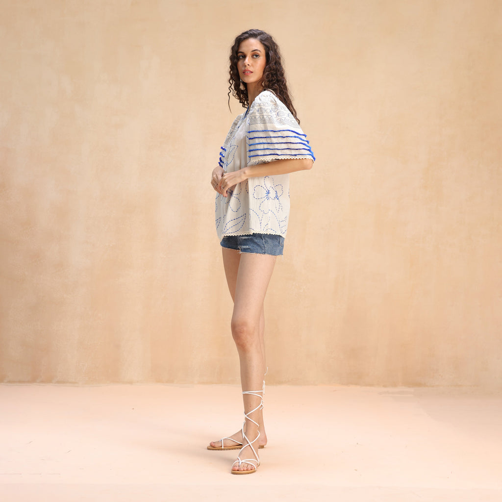 Adele Square Neck Blouse