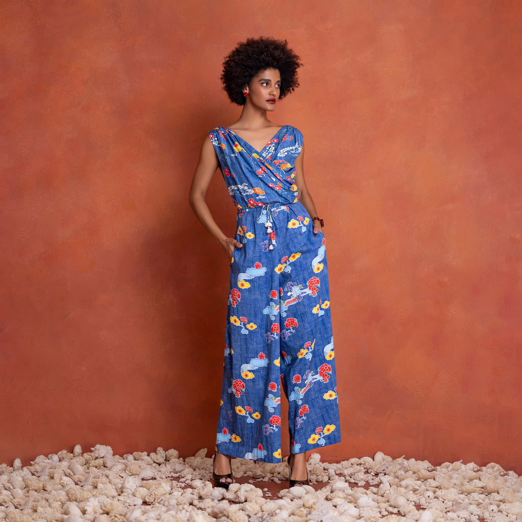 Etsuko Wrapover Jumpsuit