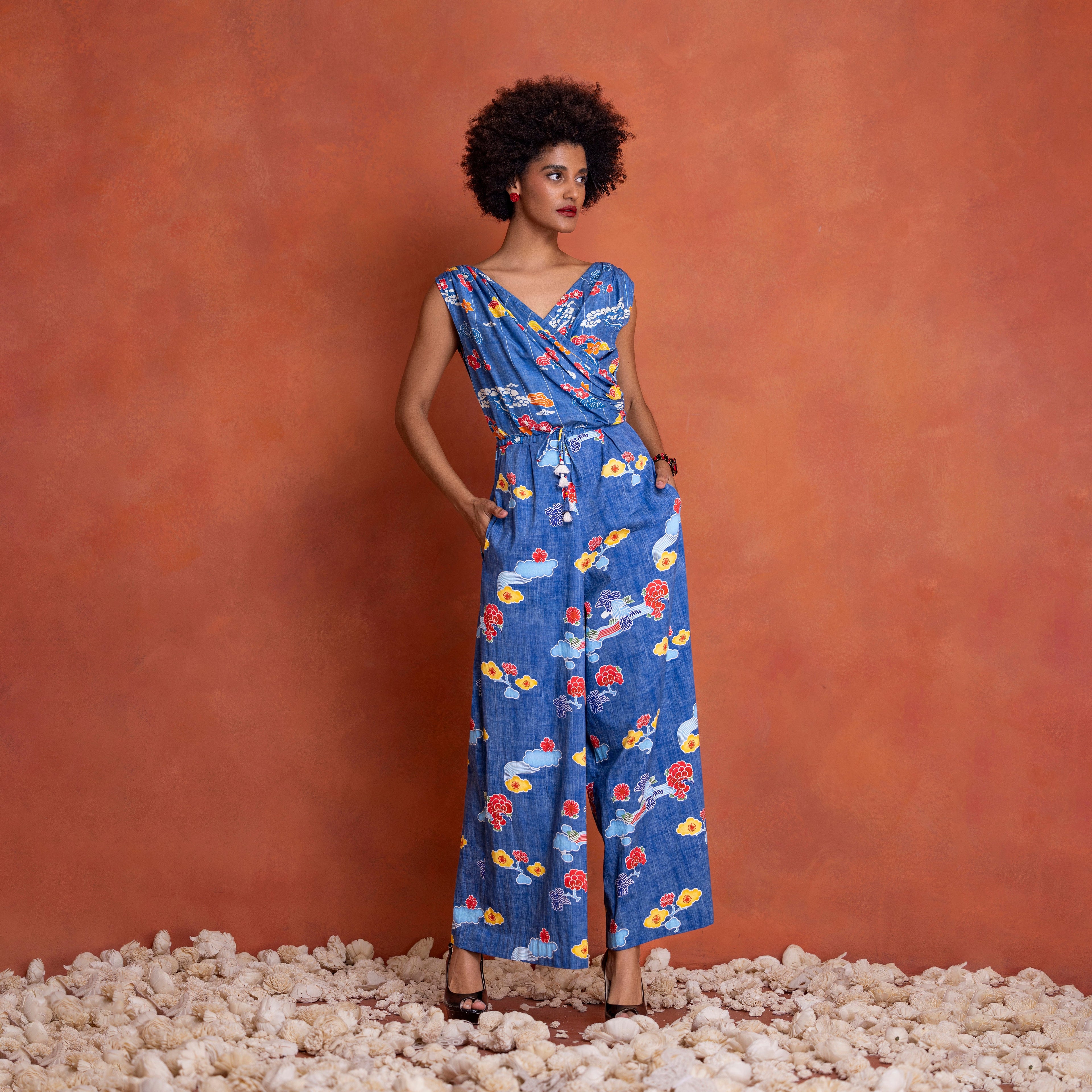 Etsuko Wrapover Jumpsuit