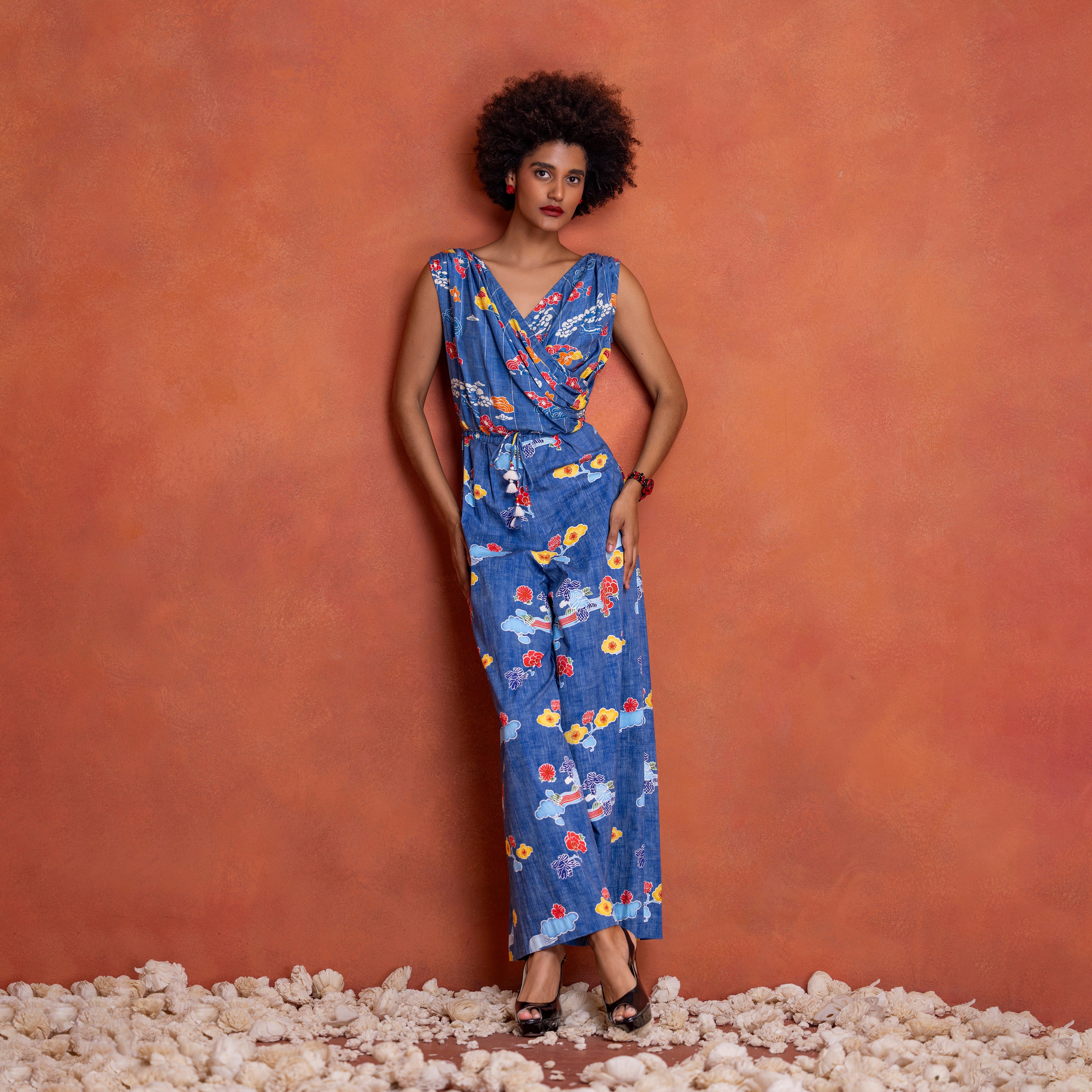 Etsuko Wrapover Jumpsuit