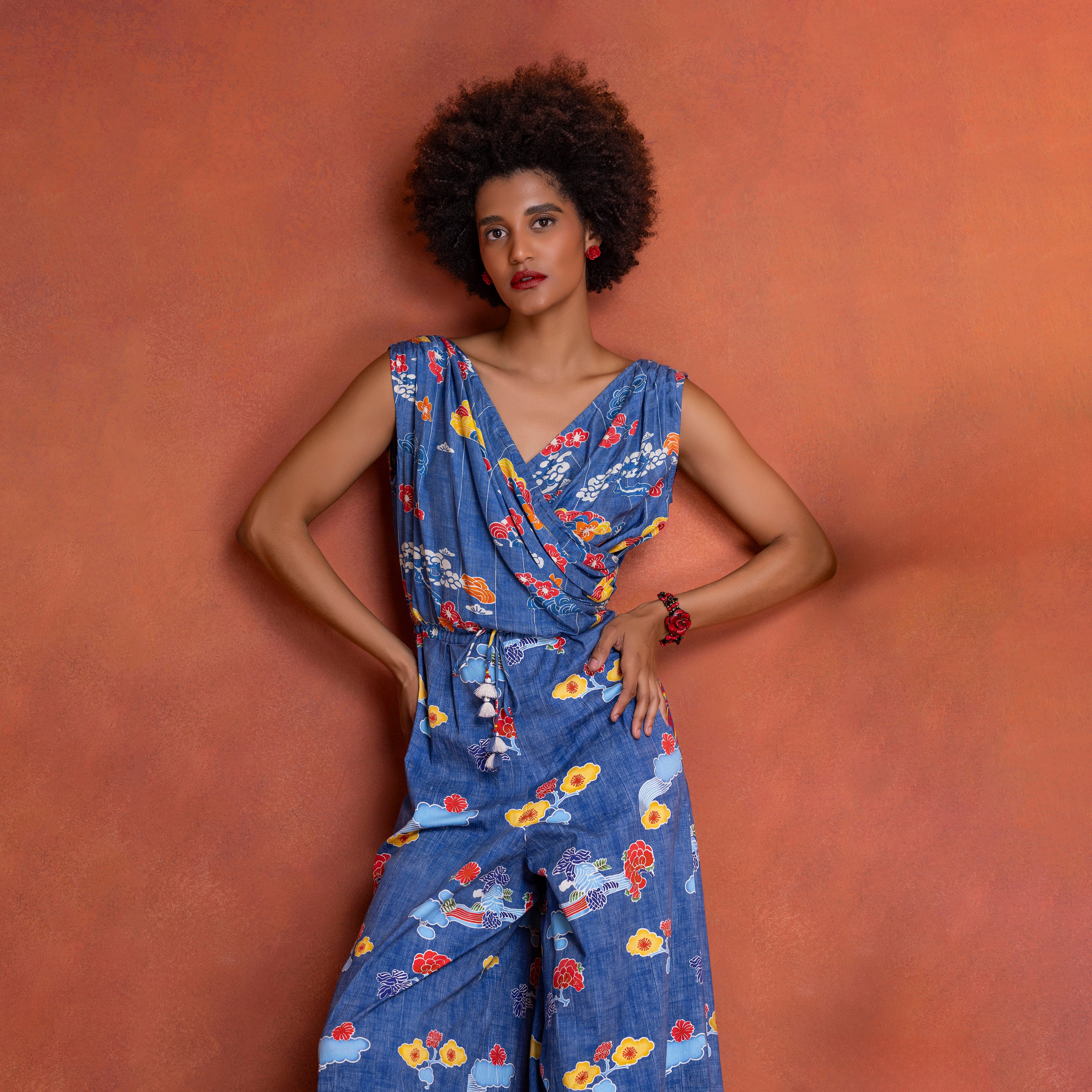 Etsuko Wrapover Jumpsuit