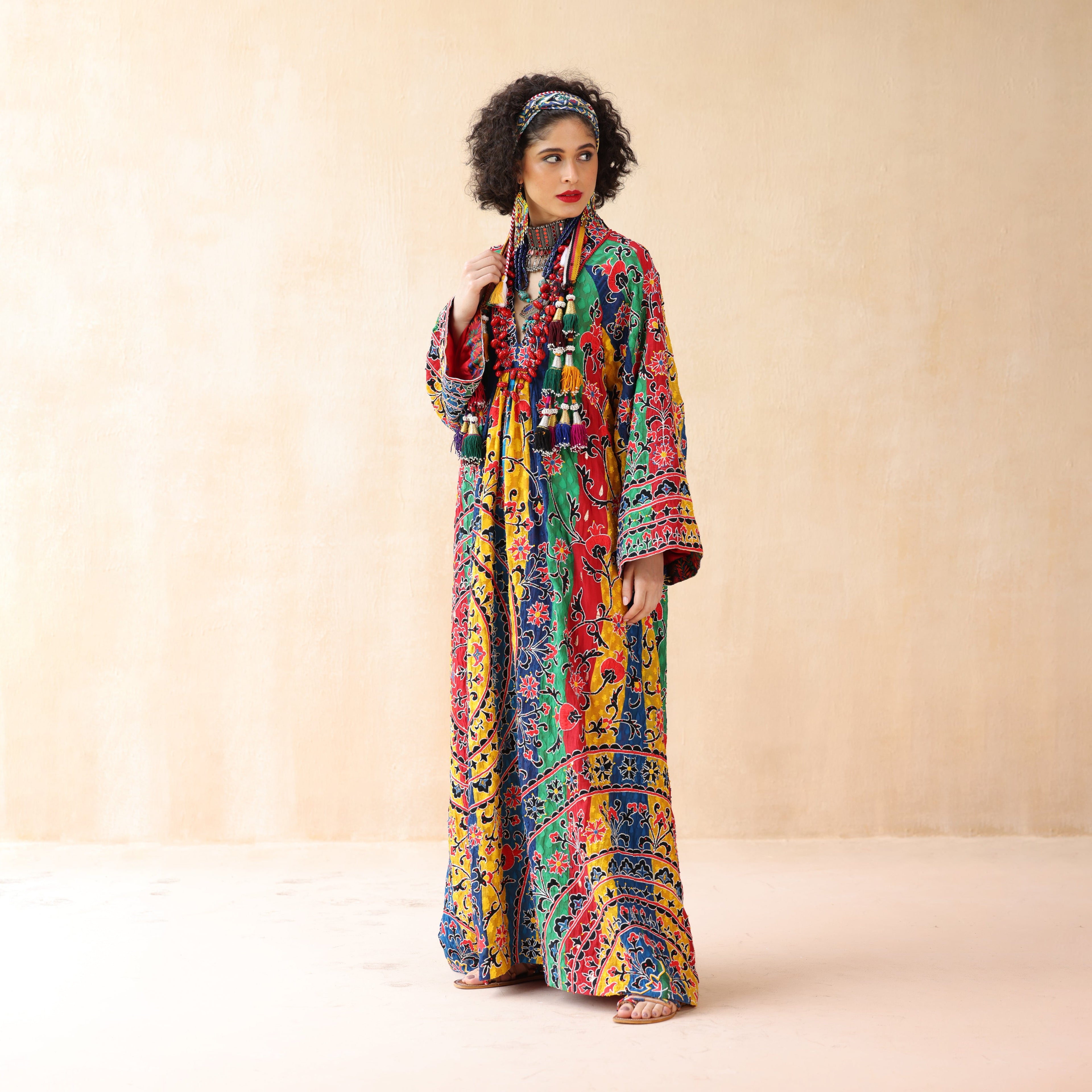 Farida Embroidered Kaftan