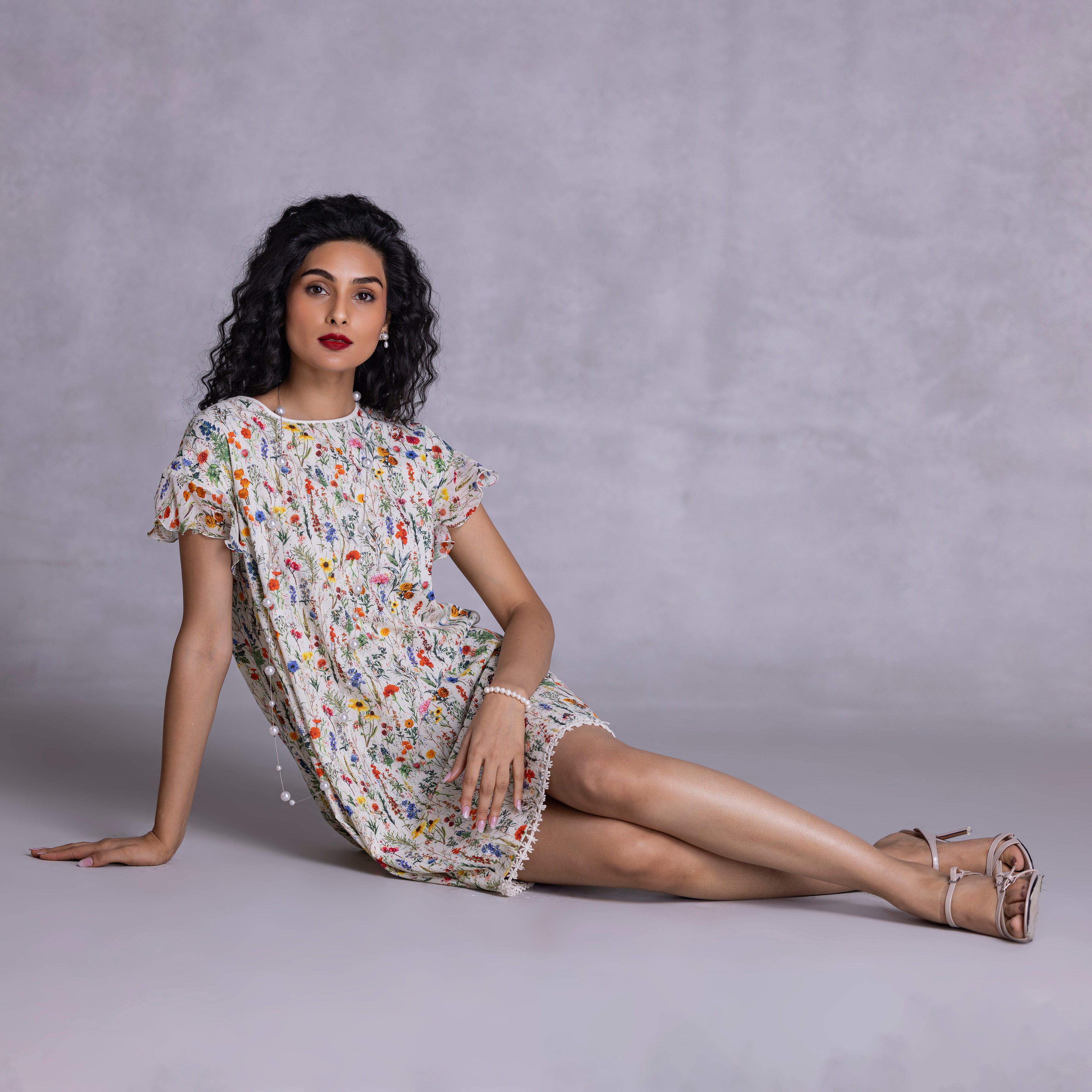 Sunflower Shift Dress