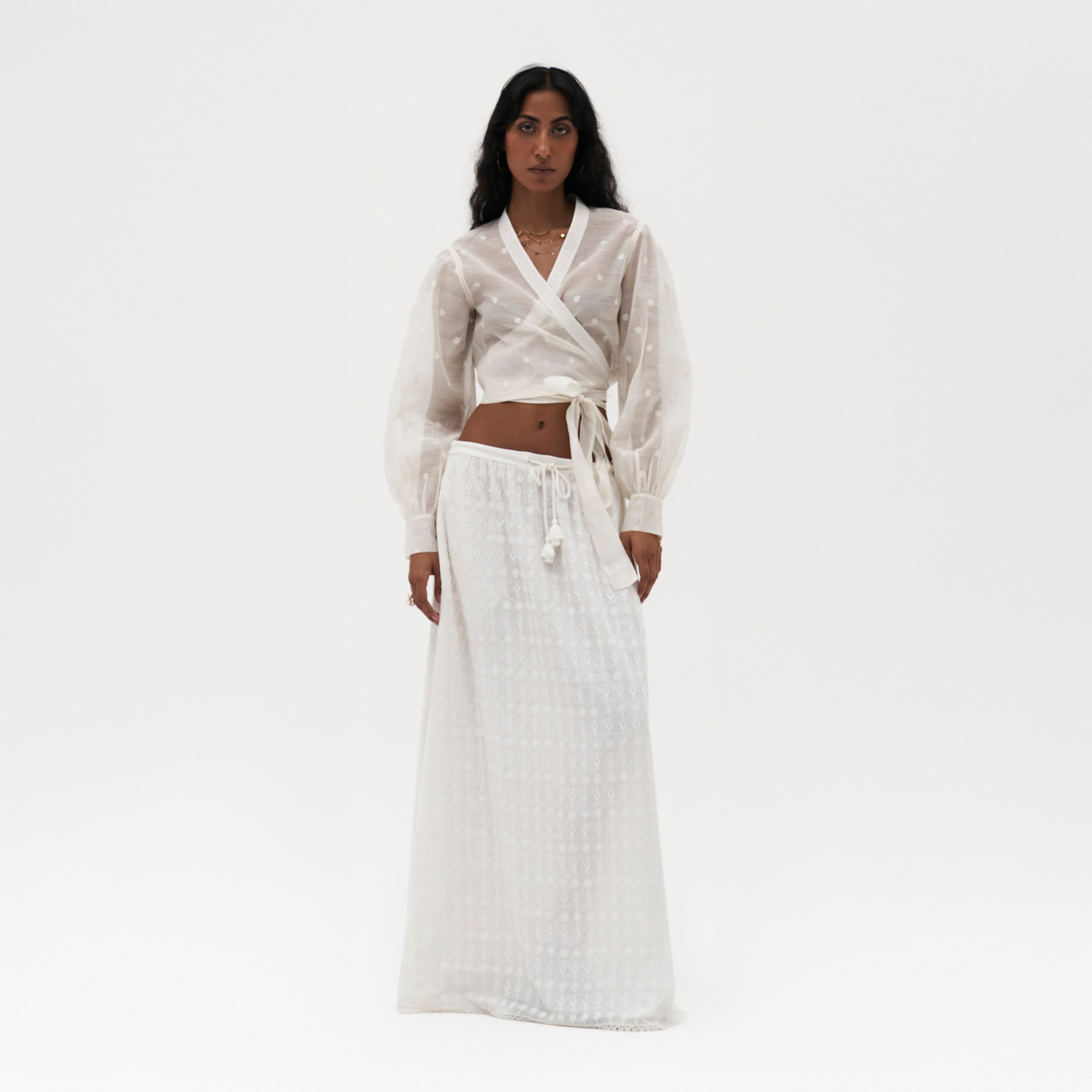 Petra Chikankari Skirt