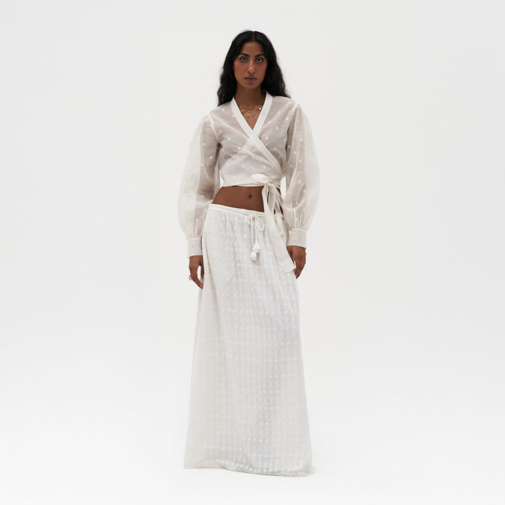 Petra Chikankari Skirt