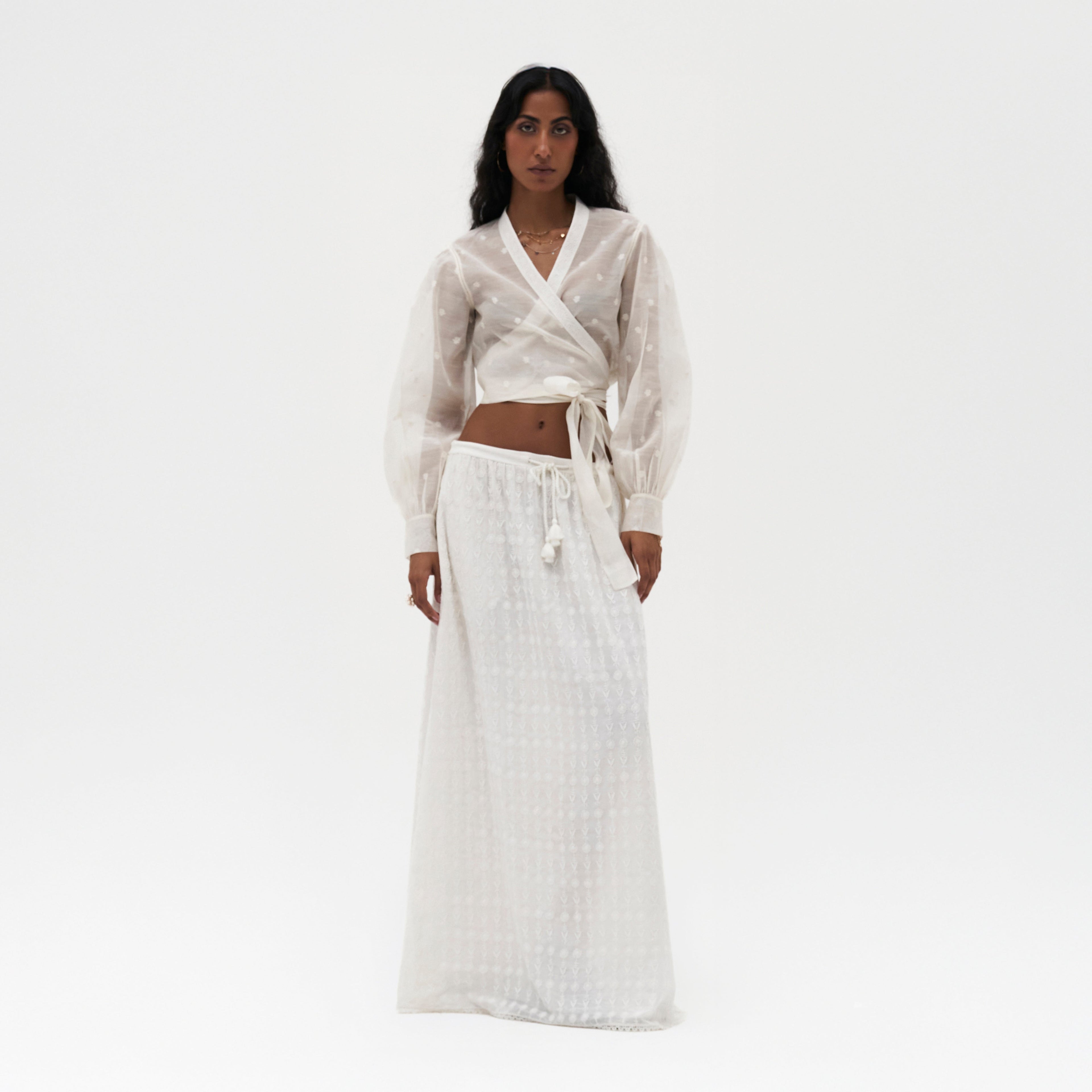 Petra Chikankari Skirt