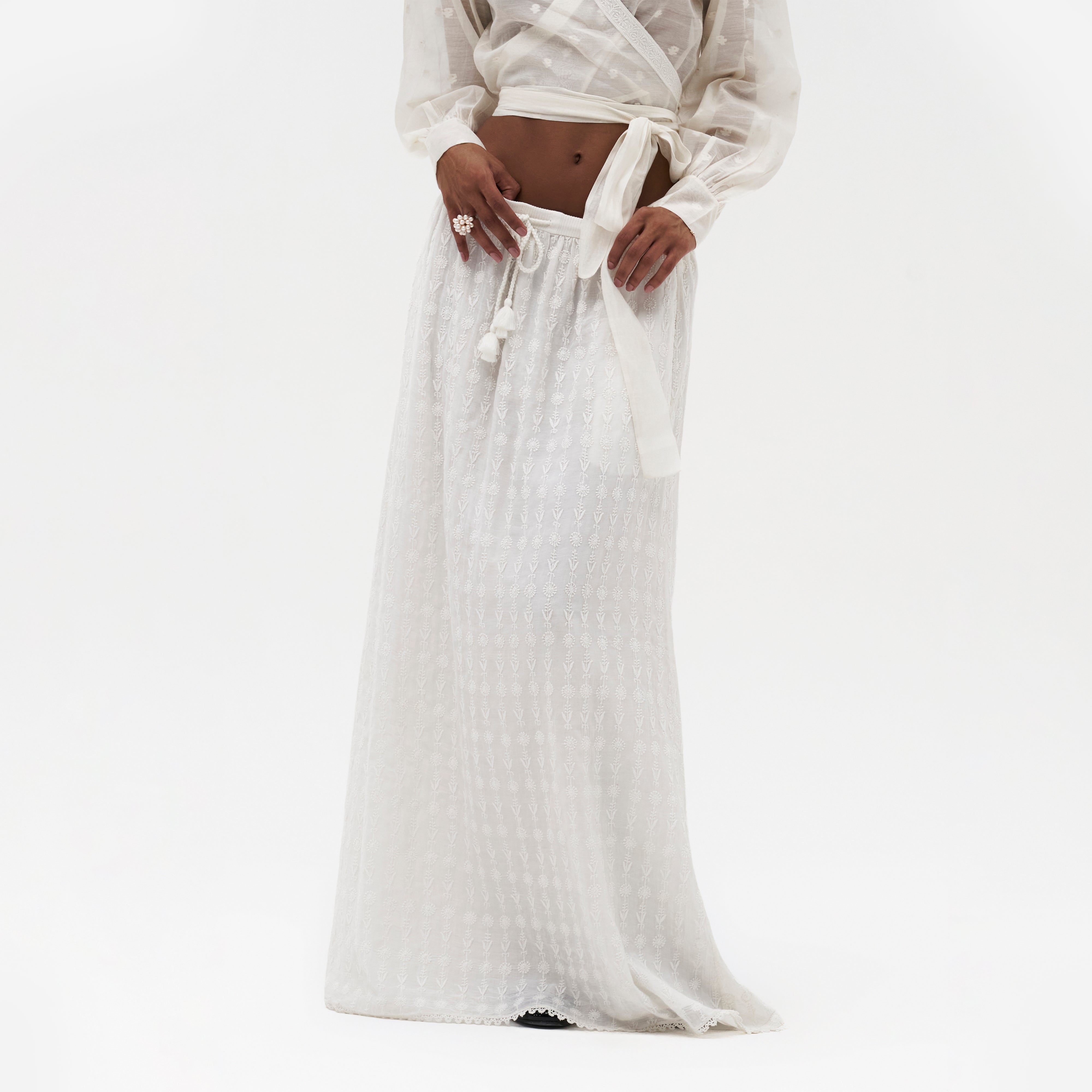 Petra Chikankari Skirt