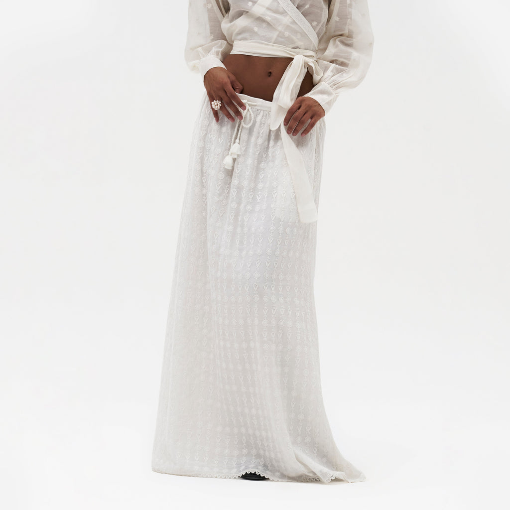 Petra Chikankari Skirt