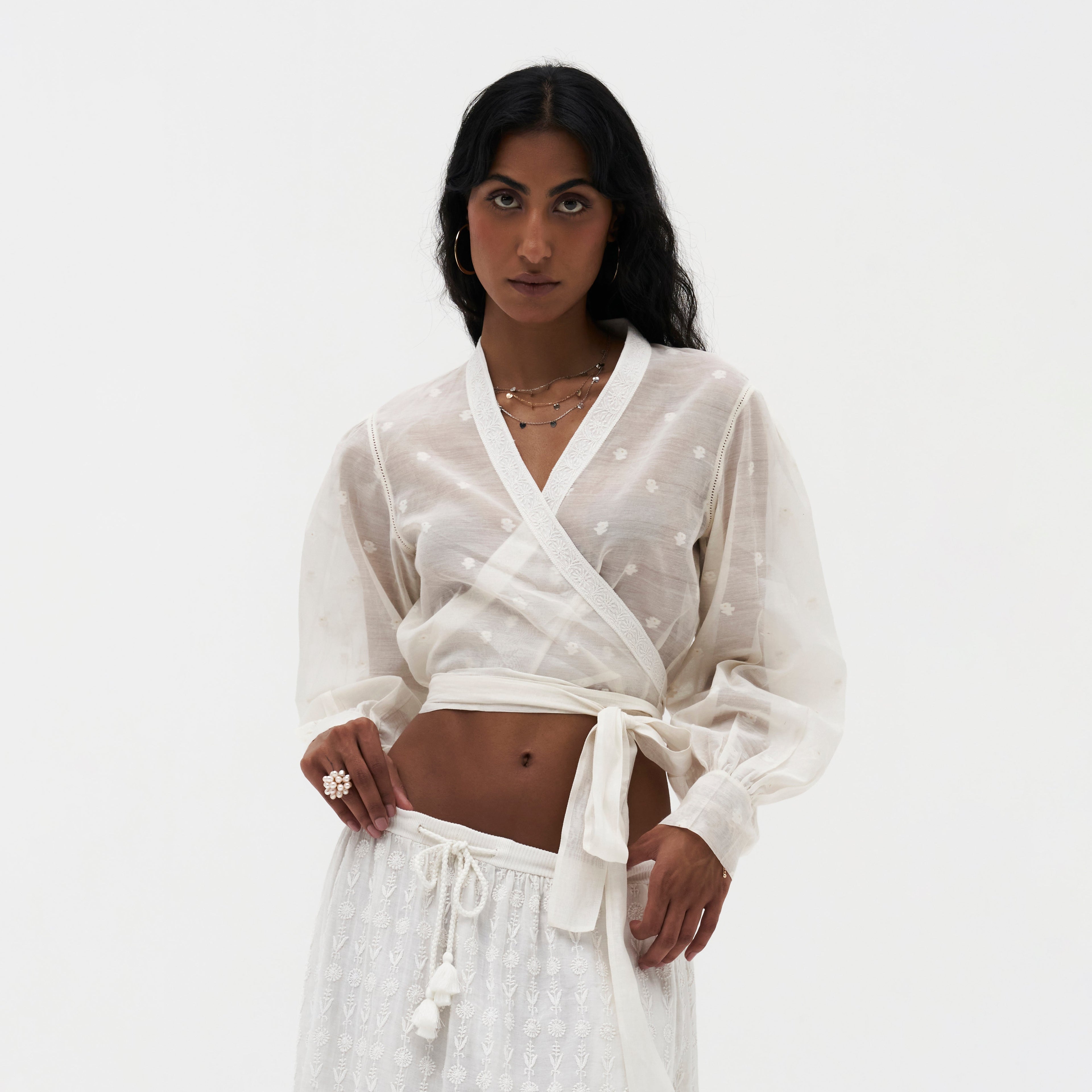 Petra Chikankari Skirt