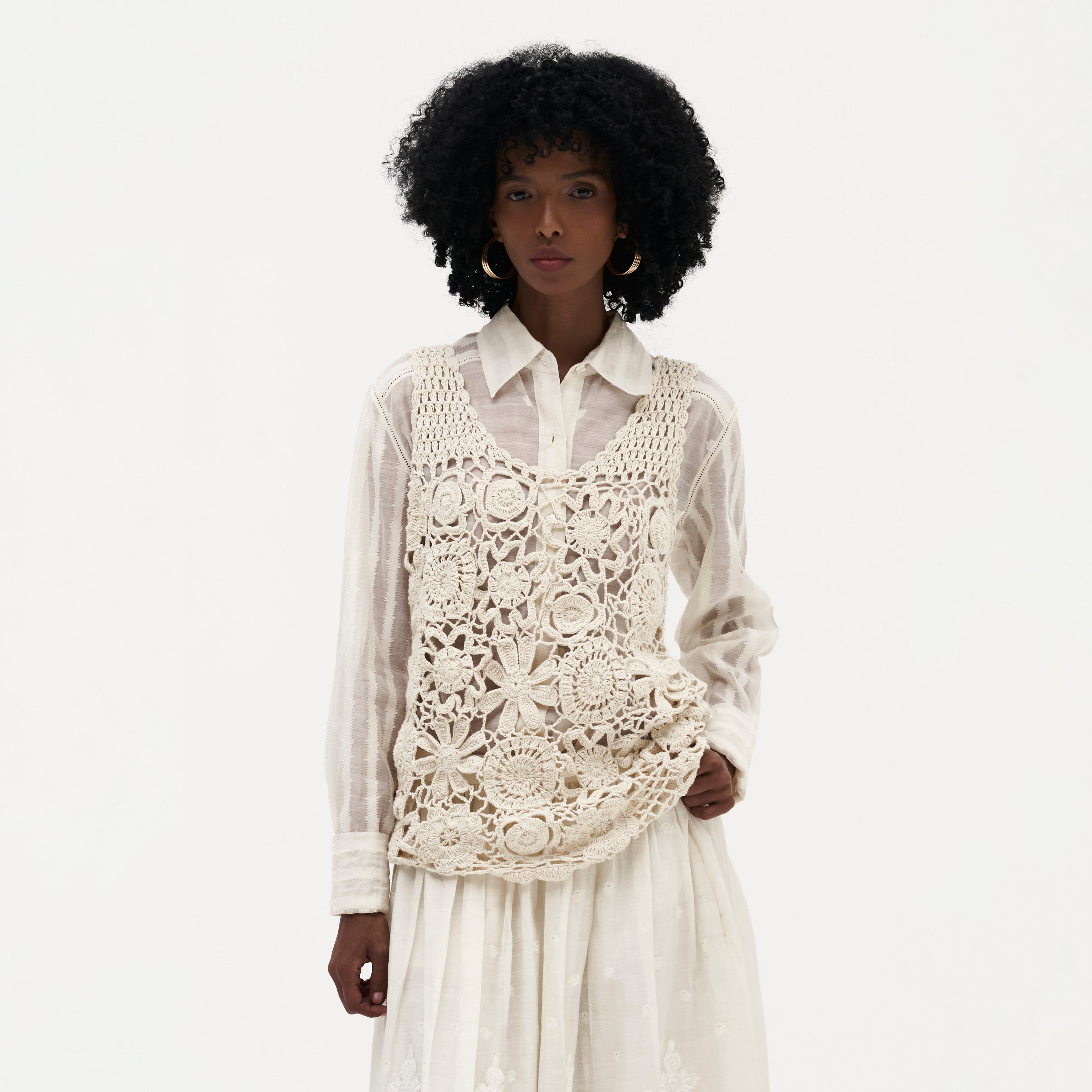 Leyla Crochet Top