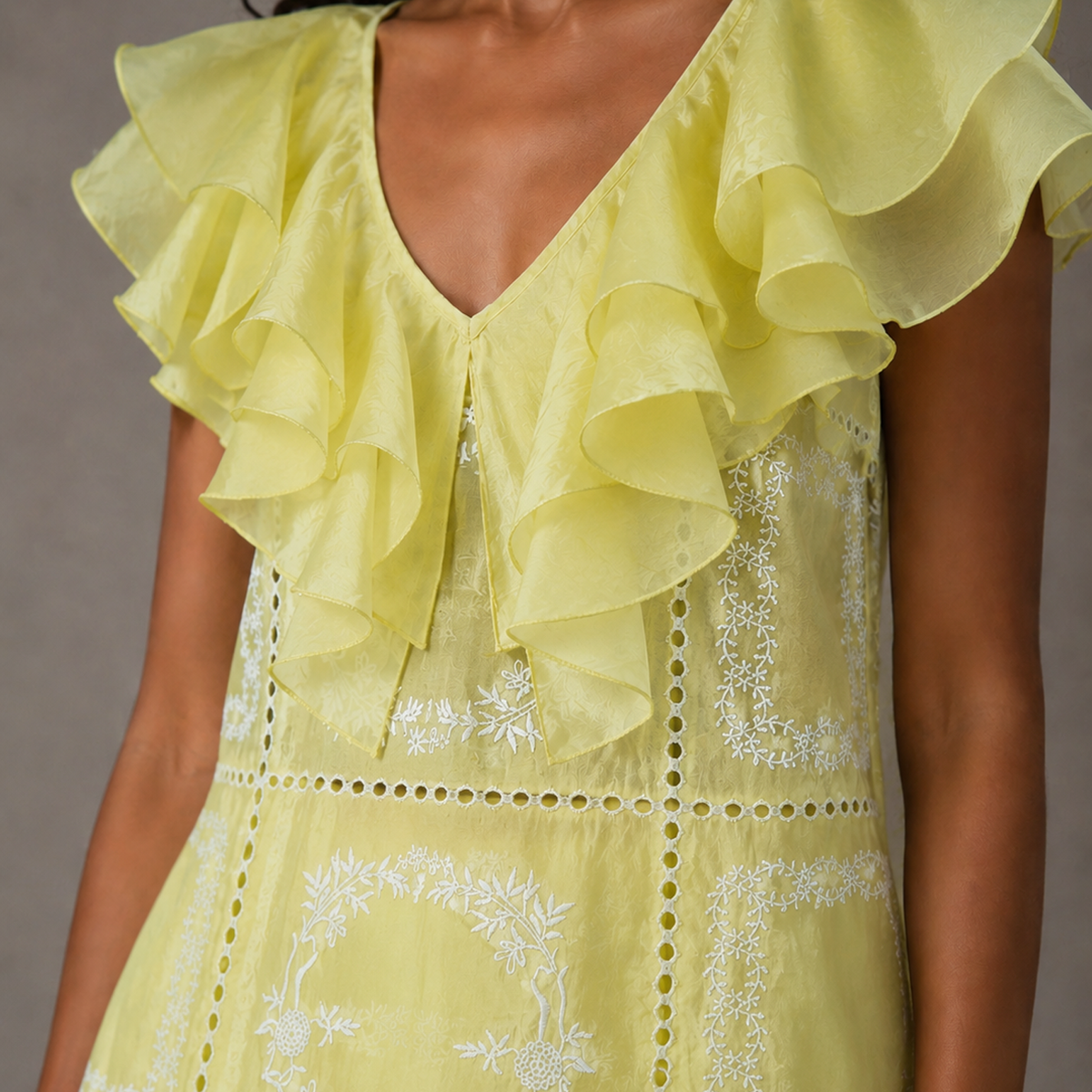 Medha Ruffle Blouse