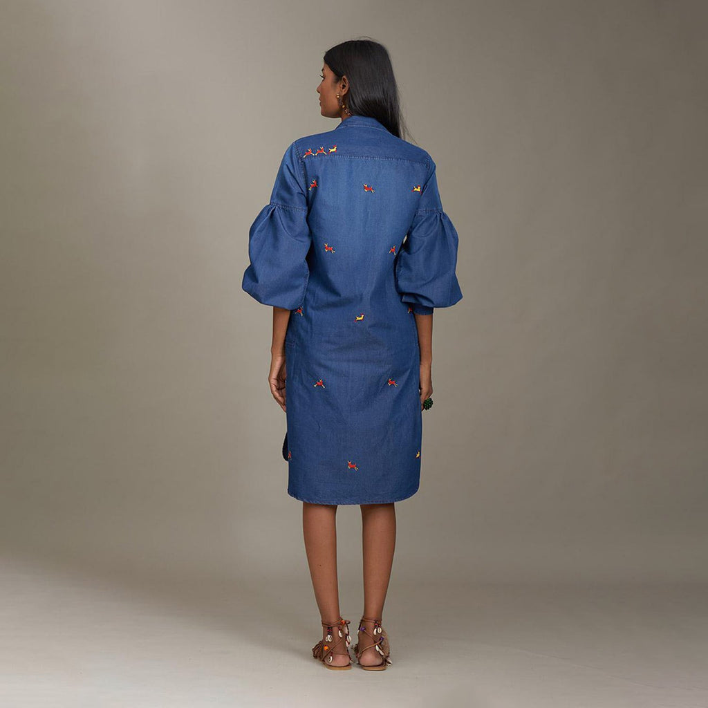 Camille Denim Shirt Dress Antelope