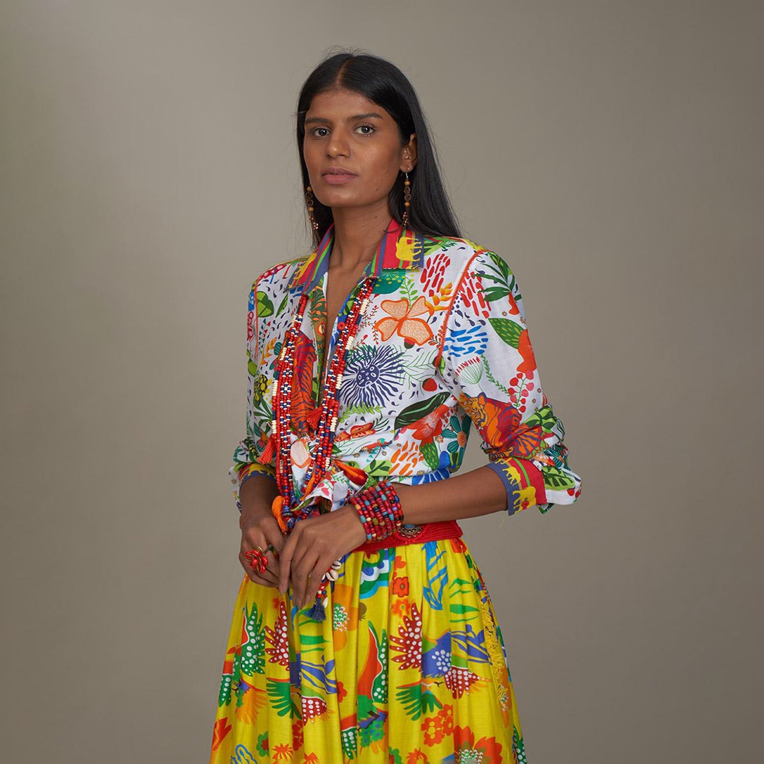 Charlee Poet's Shirt Jungle Trail