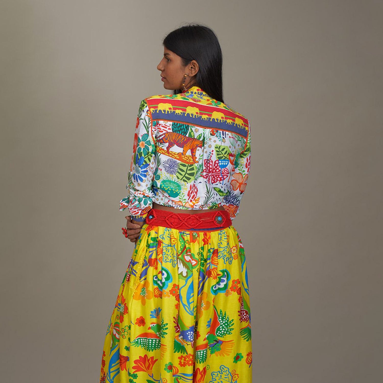 Charlee Poet's Shirt Jungle Trail