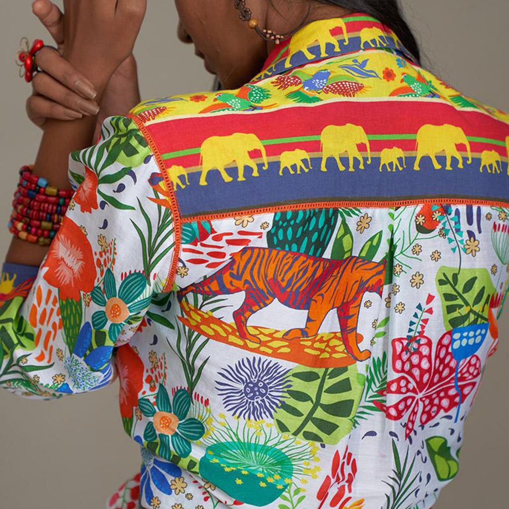 Charlee Poet's Shirt Jungle Trail