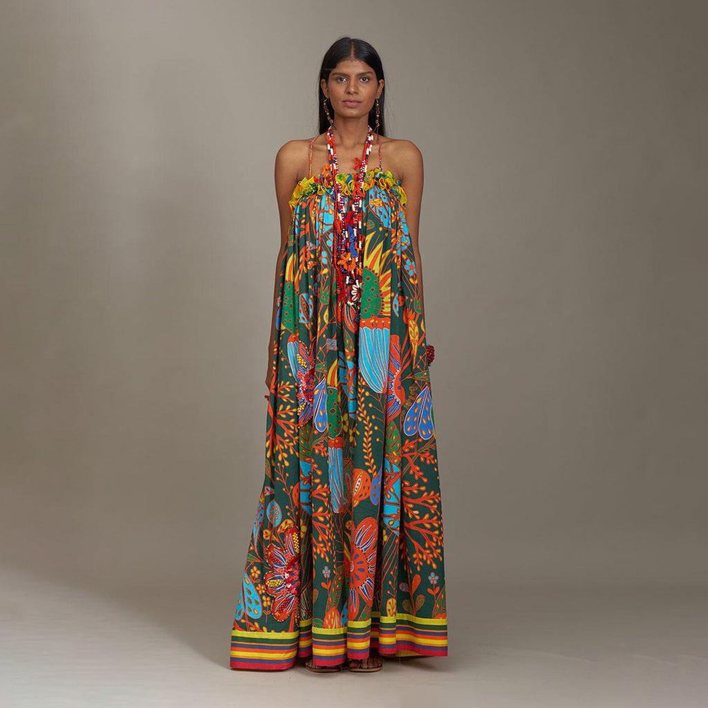 Cora Sundress Off Shoulder Forest Wonderland