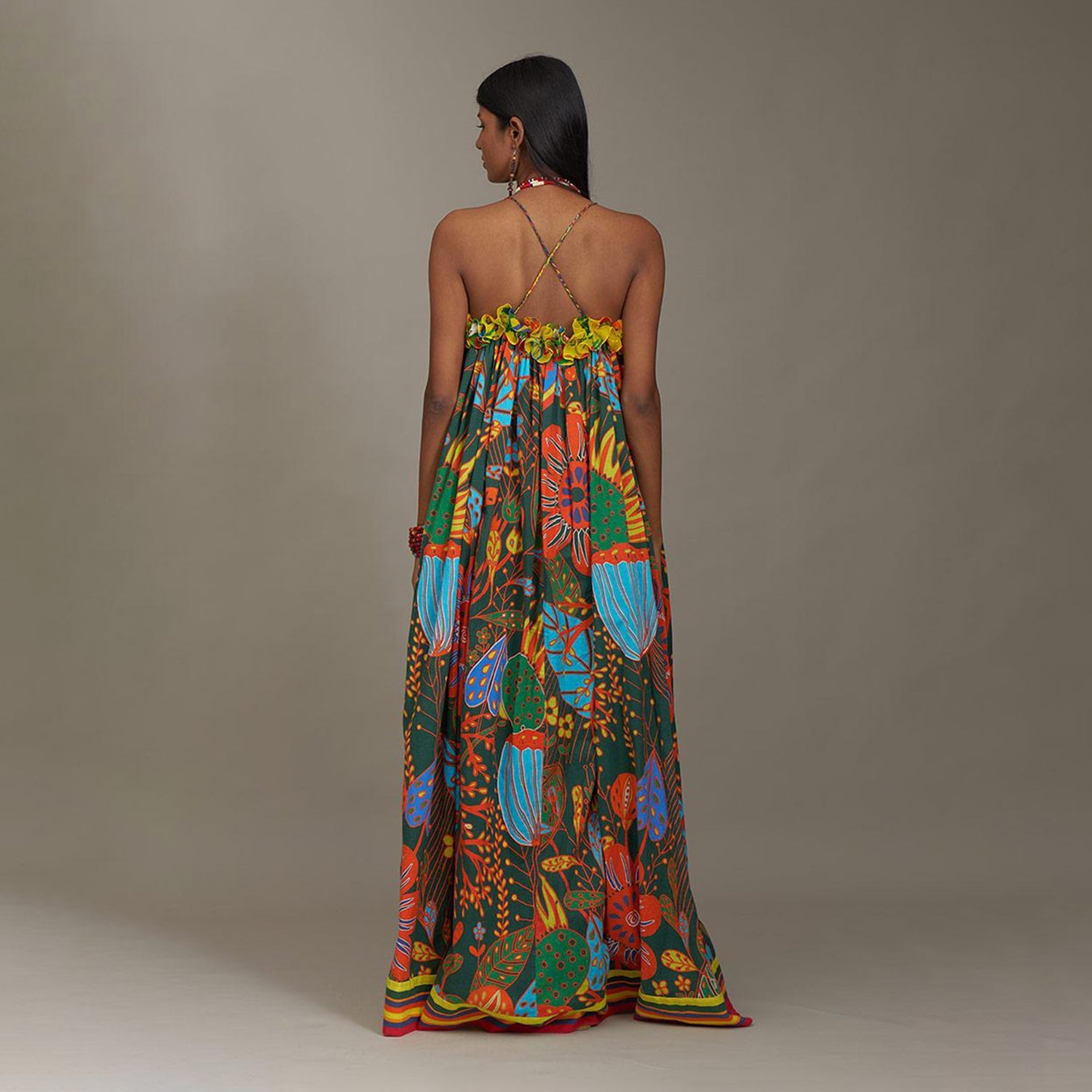 Cora Sundress Off Shoulder Forest Wonderland