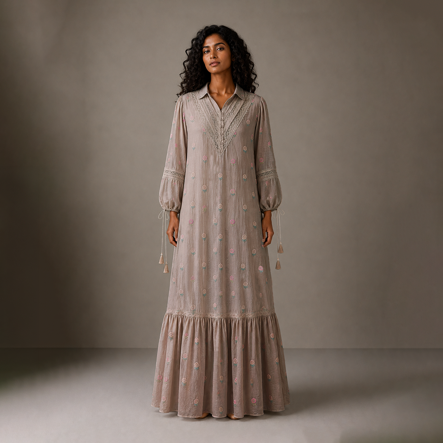 Golden Dune Maxi Dress