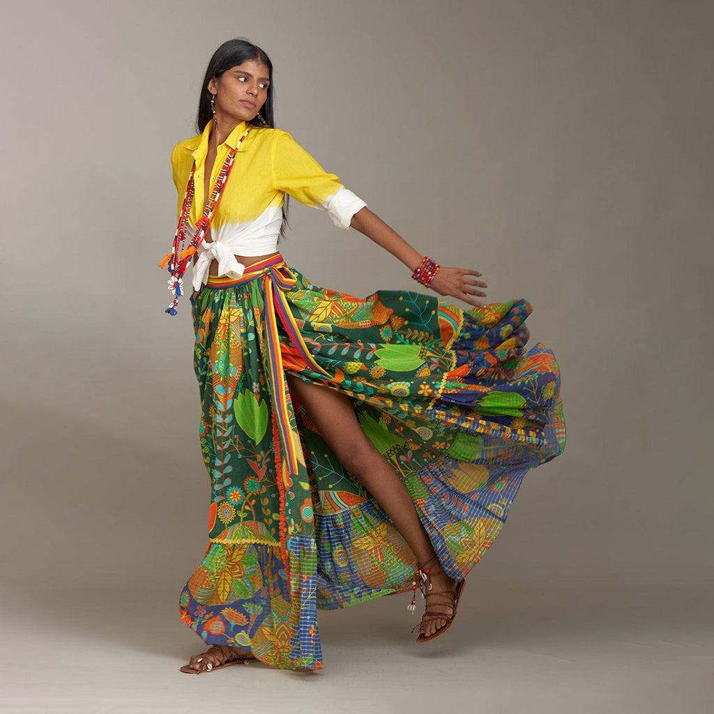 Faith Mama Wrap Around Skirt Forest Wonderland