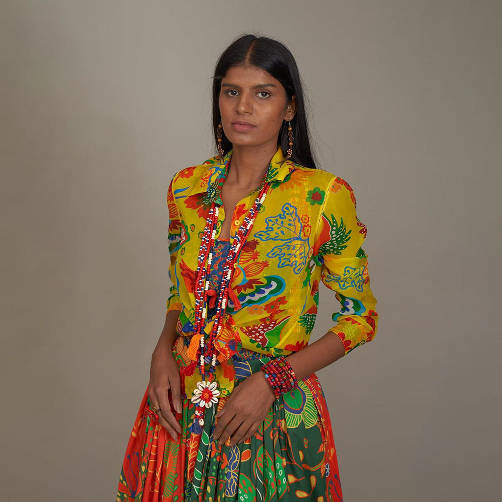 Iris Poet's Shirt Bird Family