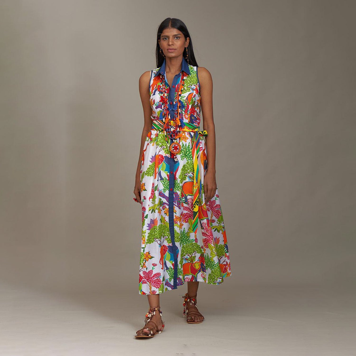 Mackenzie Shirt Sundress Jungle Trail