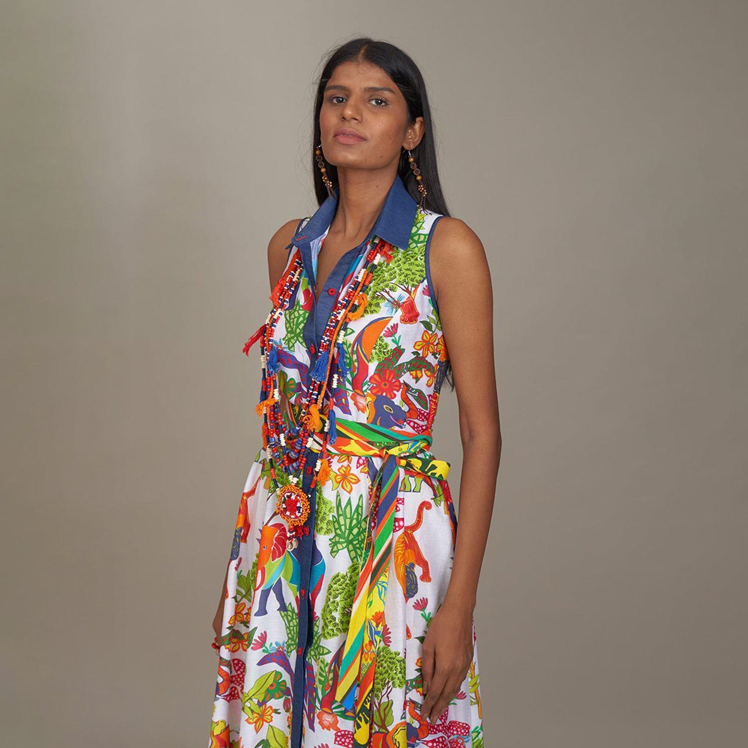 Mackenzie Shirt Sundress Jungle Trail