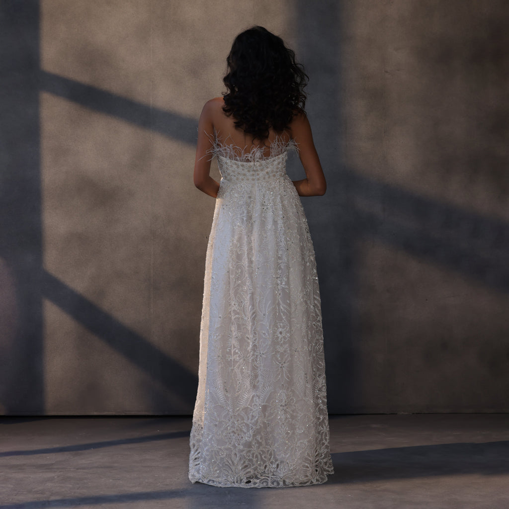 Heaven’s Veil – Organza Corset Gown
