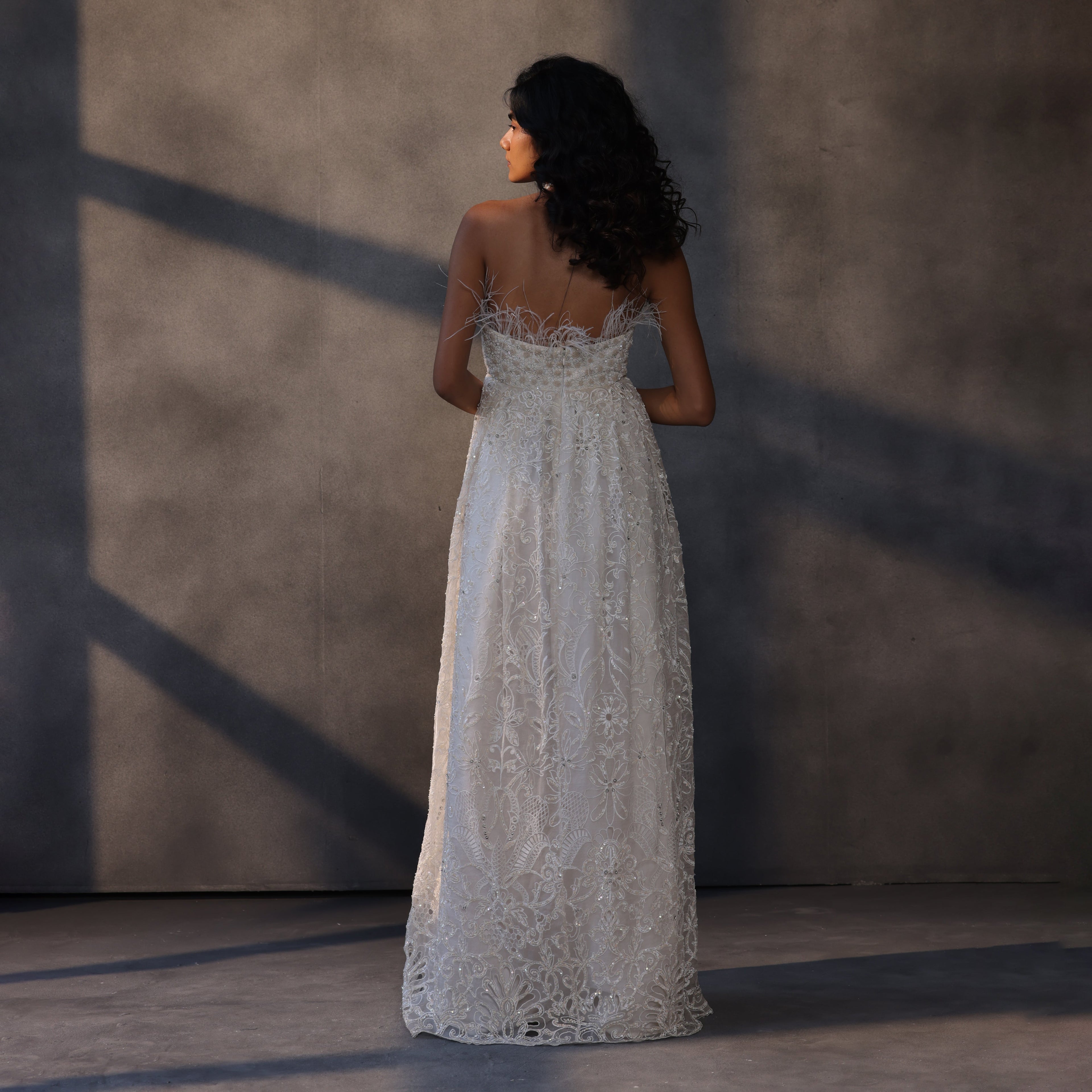 Heaven’s Veil – Organza Corset Gown