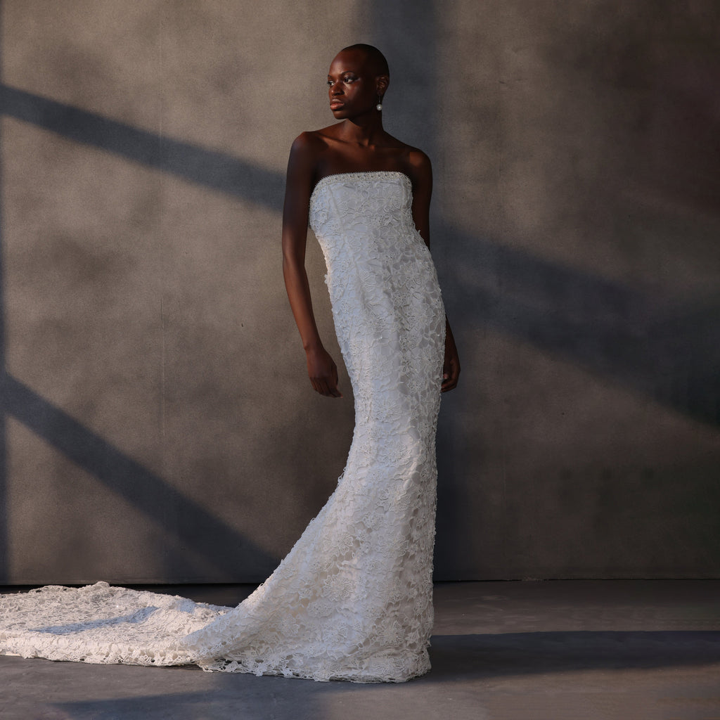 Moonlit Enchantment – Corset Lace Gown