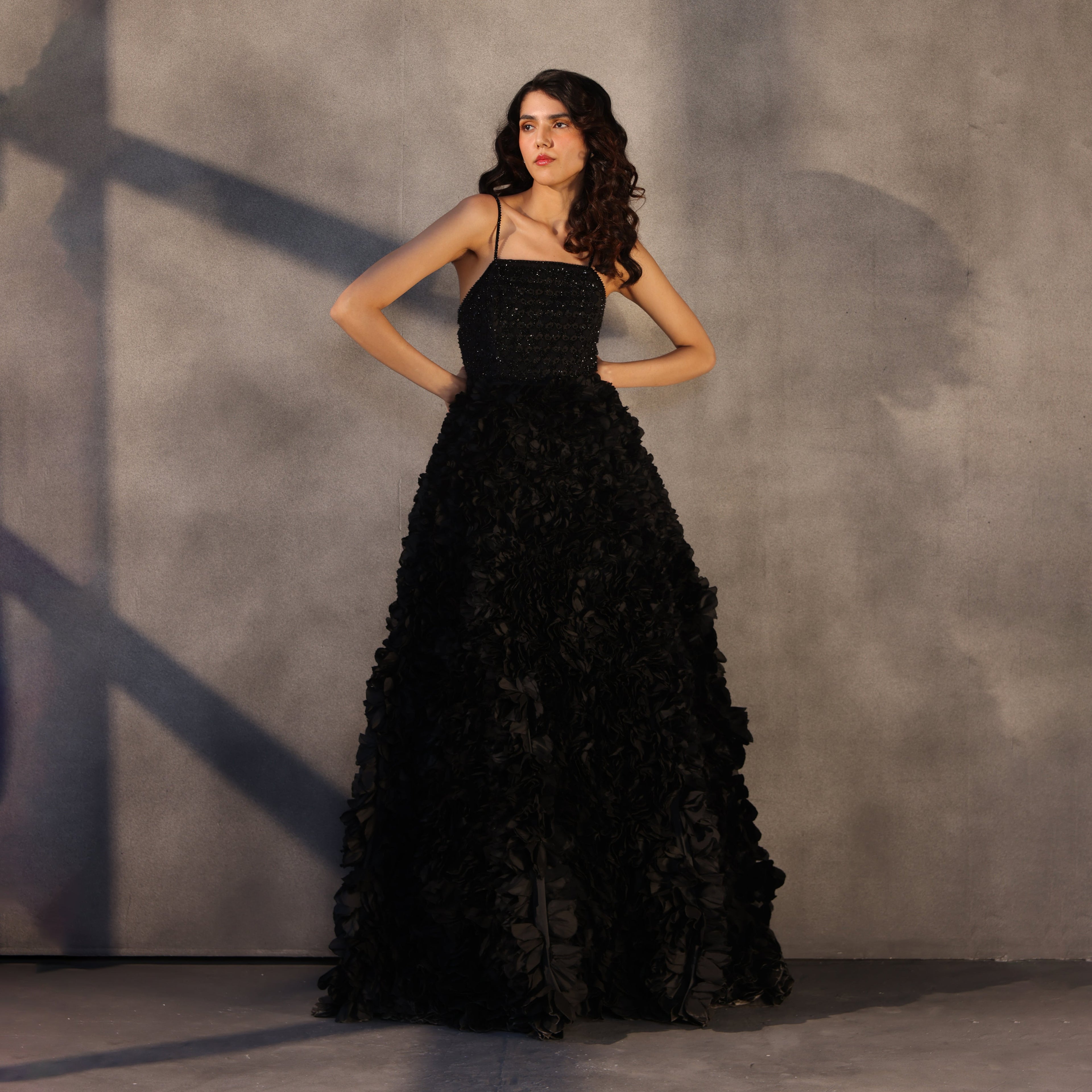 Eclipse Ascend – Handcrafted Floral Corset Dress