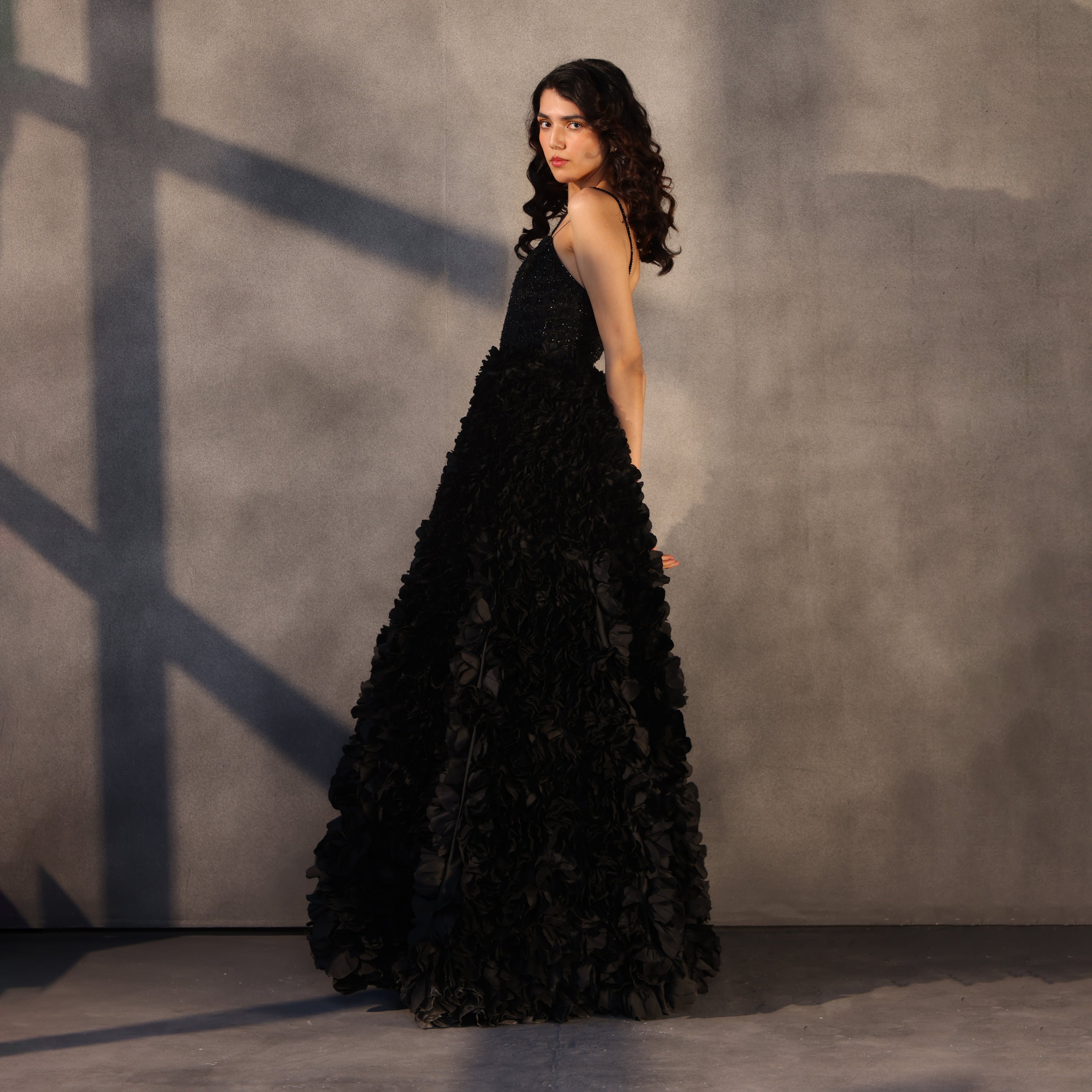 Eclipse Ascend – Handcrafted Floral Corset Dress