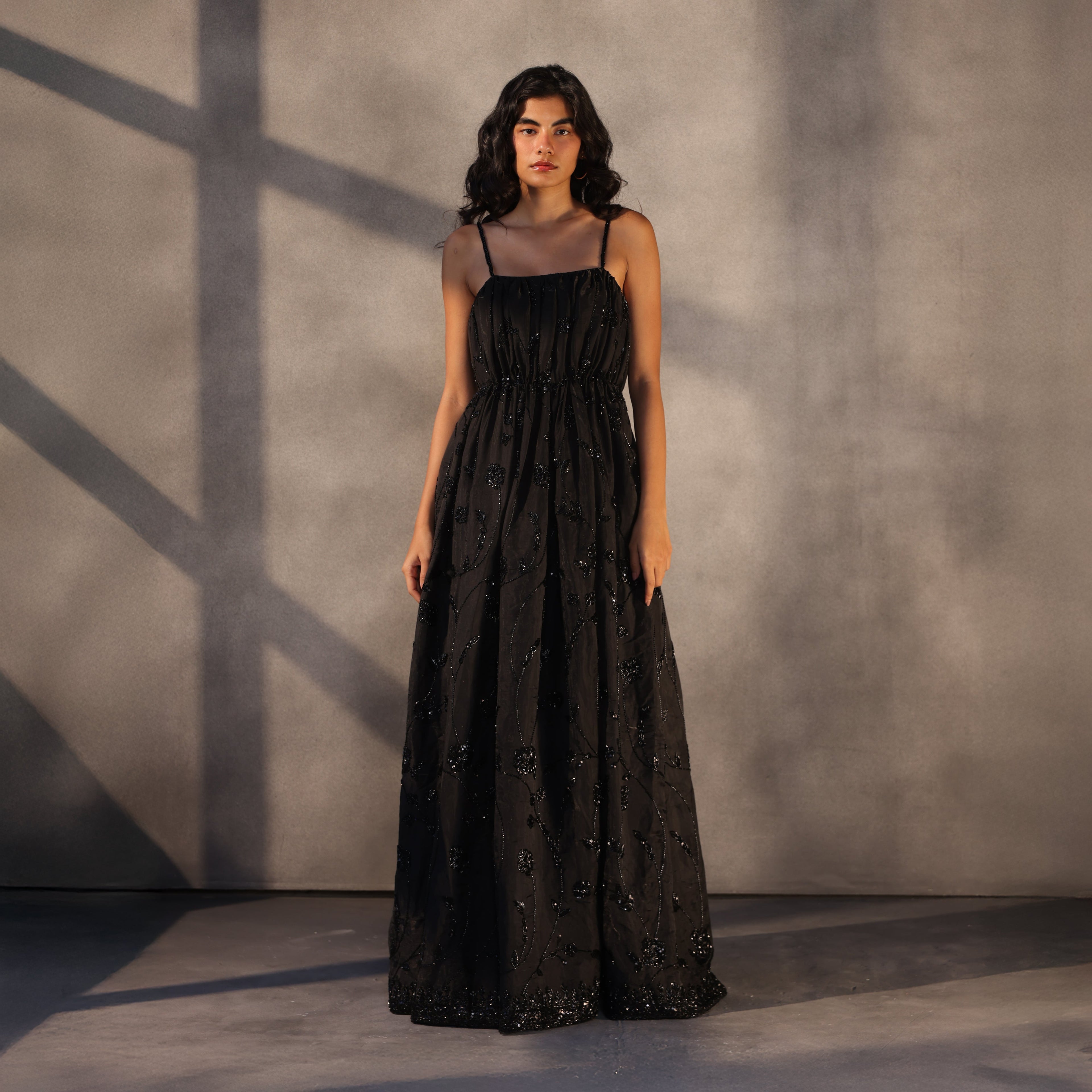 Eclipse Serenity – Beaded Taffeta Gown
