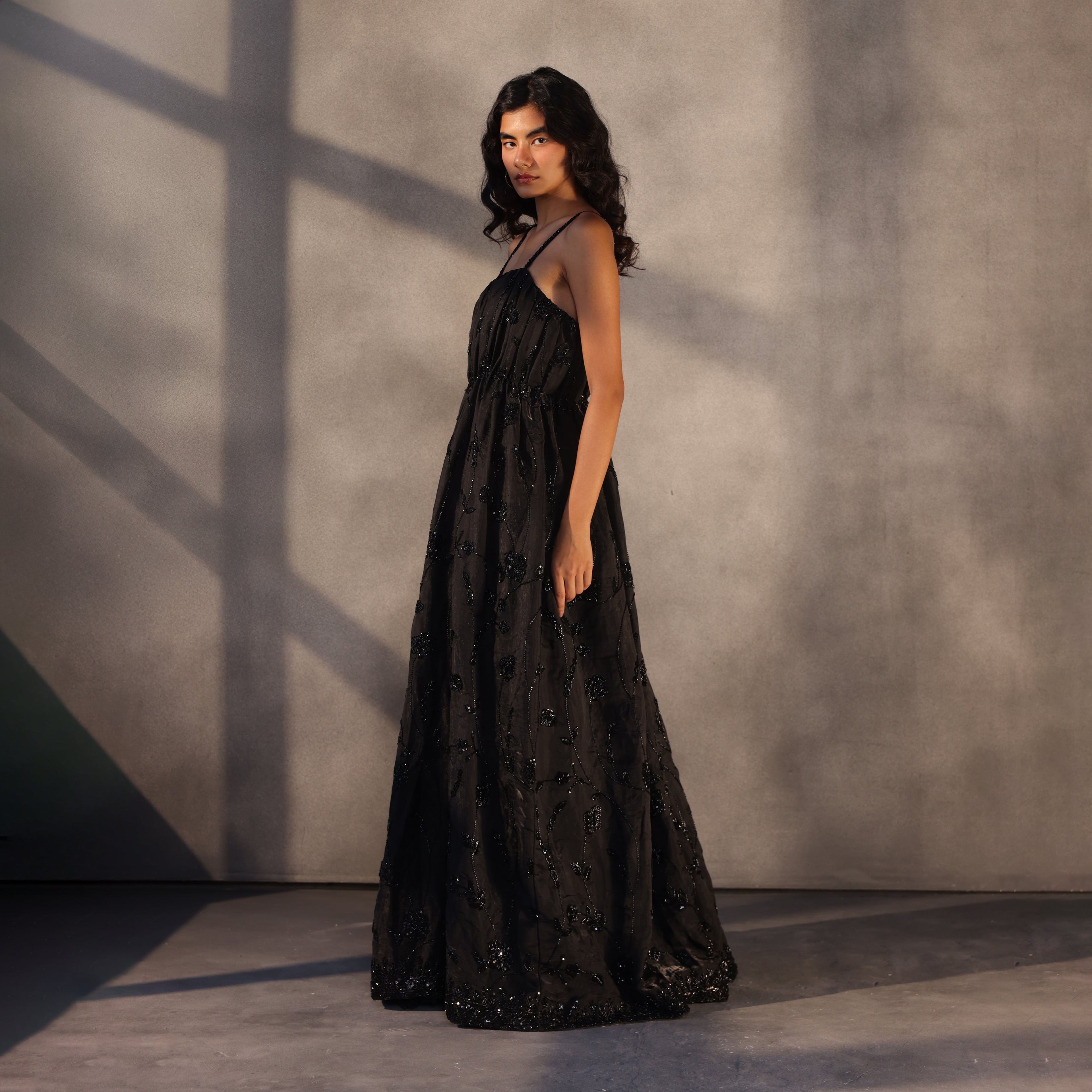 Eclipse Serenity – Beaded Taffeta Gown