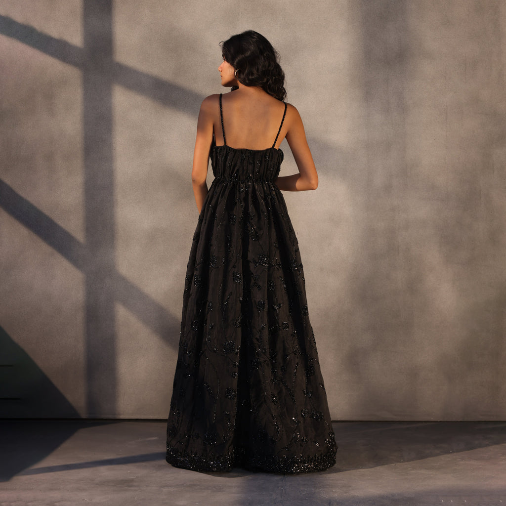 Eclipse Serenity – Beaded Taffeta Gown