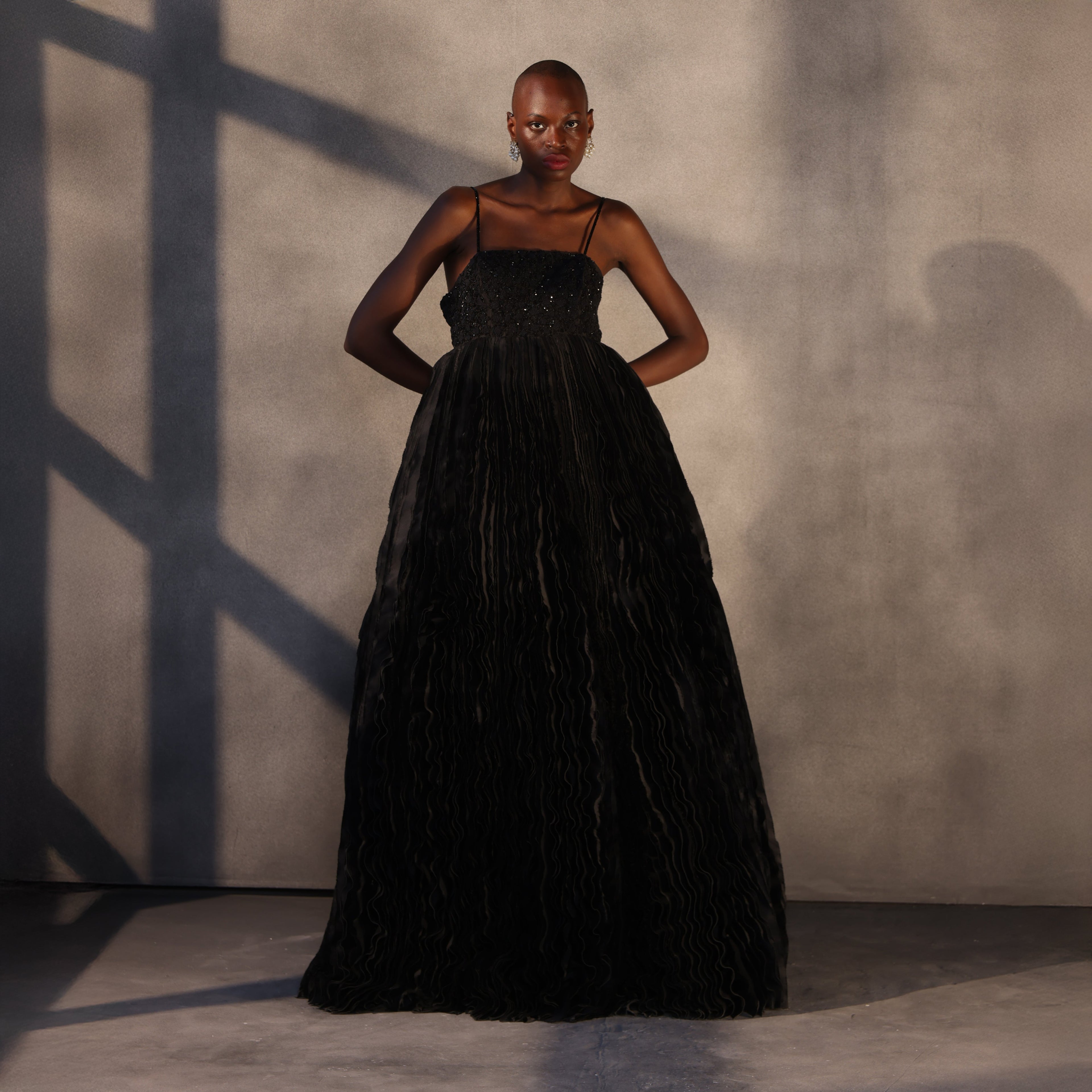 Nocturne Whispers – Tree Trunk Corset Gown