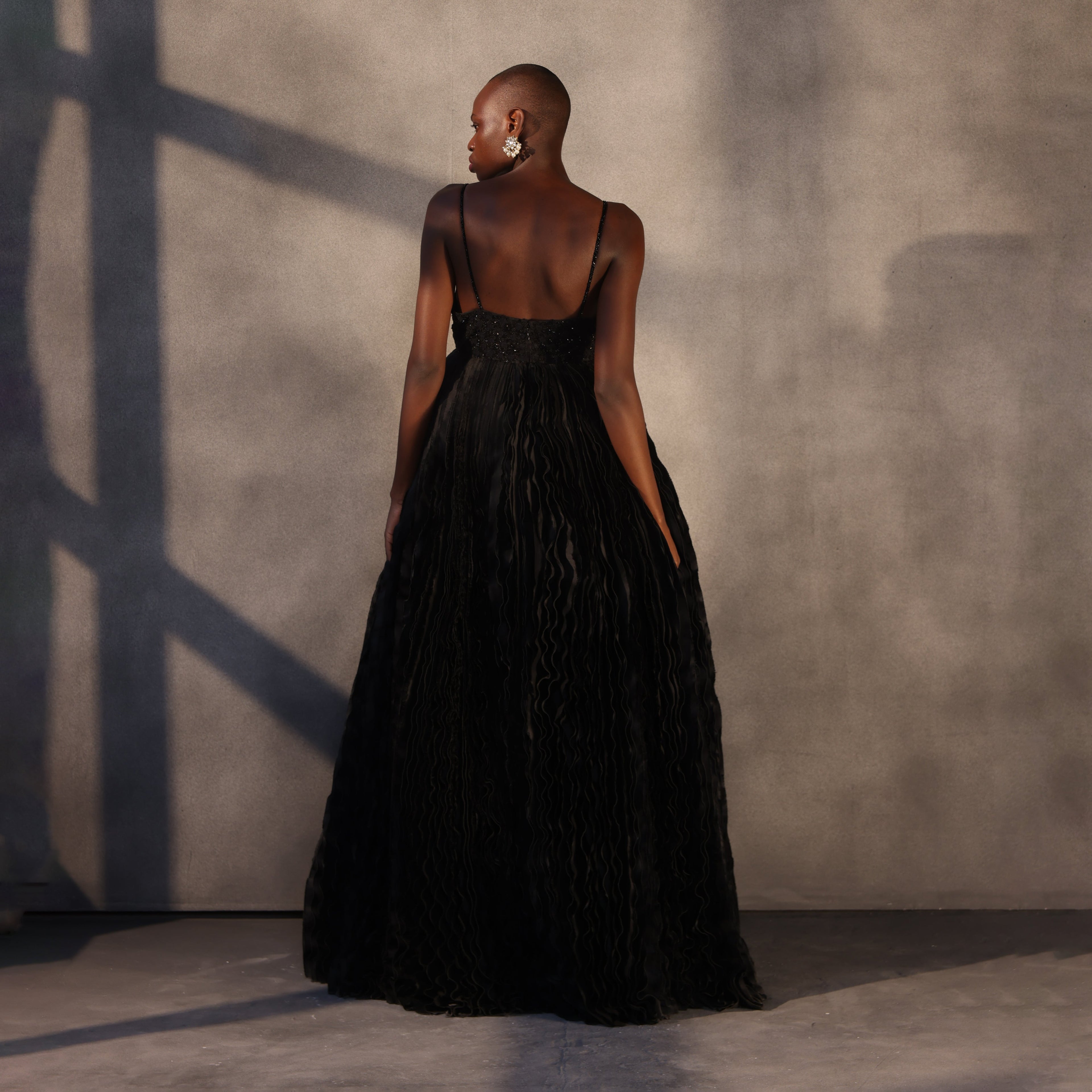 Nocturne Whispers – Tree Trunk Corset Gown